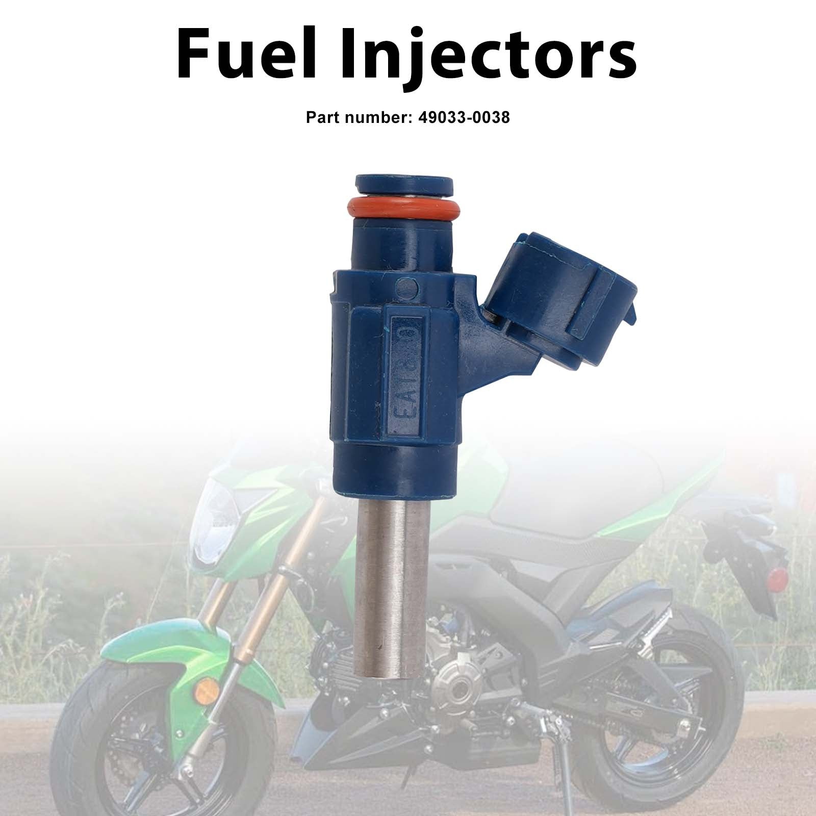 Fuel Injectors 49033-0038 For Kawasaki Z125 Pro BR125 2017-2025