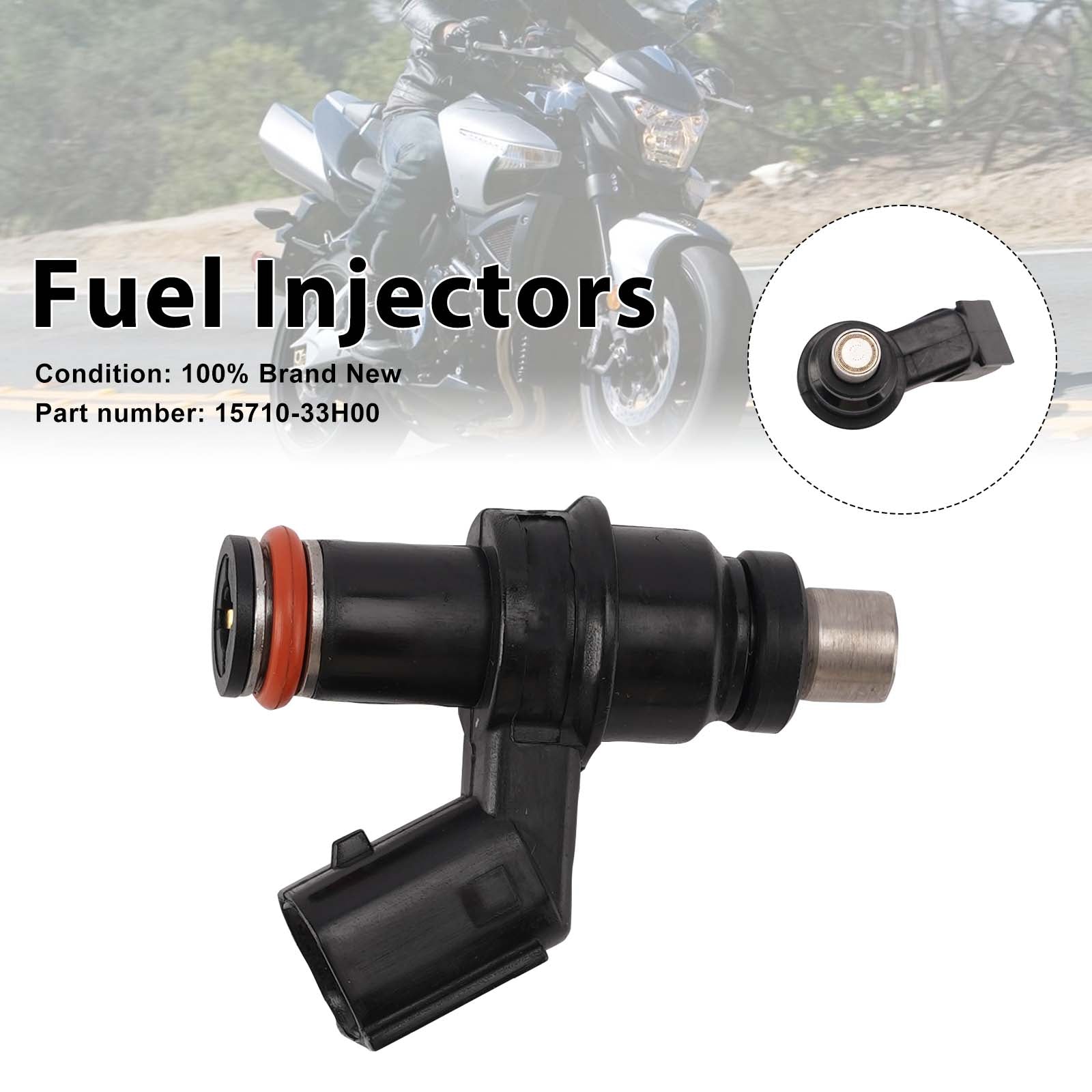 Fuel Injectors 15710-33H00 For Suzuki King Quad 400 LTA400 LTF/LTZ400 08-13