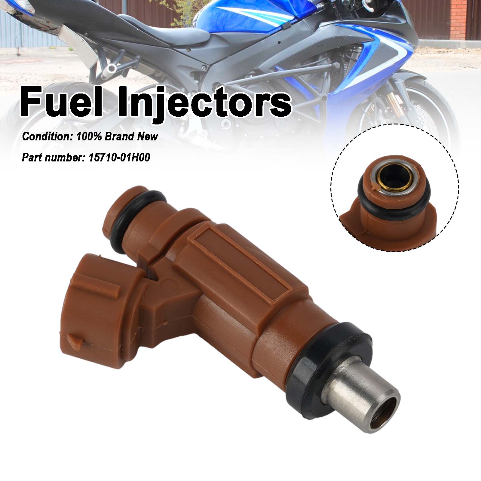 Fuel Injectors 15710-01H00 For SUZUKI GSXR600 GSXR750 2006-2007
