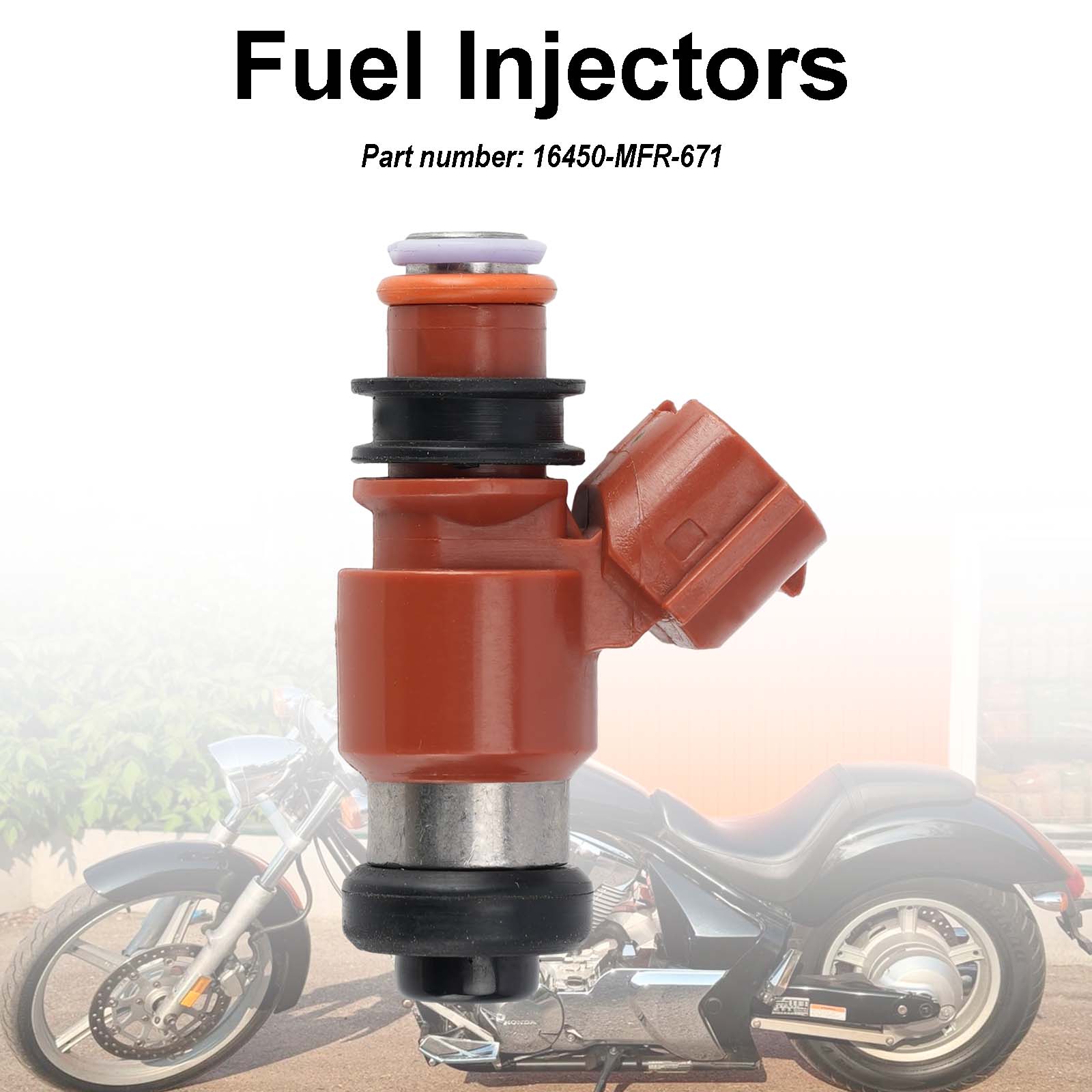 Fuel Injectors 16450-MFR-671 For Honda VT1300 2010-2025