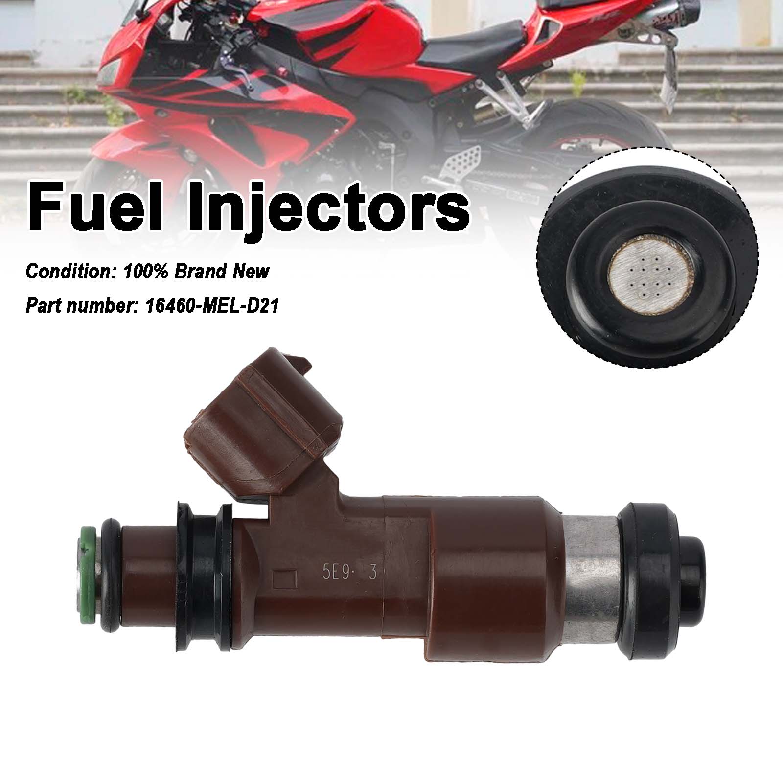Fuel Injectors 16460-MEL-D21 For Honda CBR1000RR 2006-2007