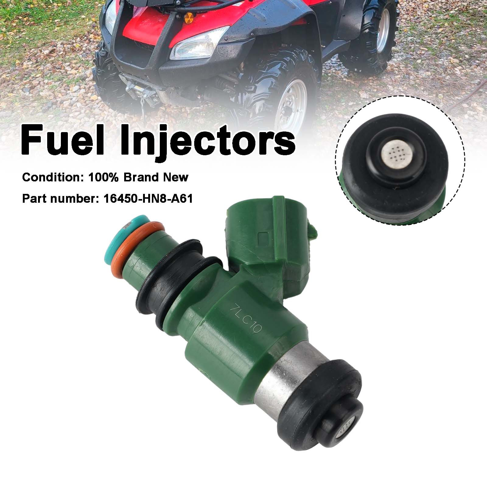 Fuel Injectors 16450-HN8-A61 For Honda TRX680FA SXS700 MUV700 TRX700XX 06-18