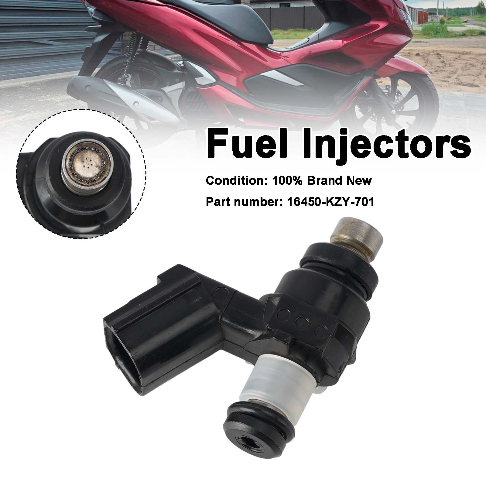 Fuel Injectors 16450-KZY-701 For Honda PCX150 WW150 2013 16450KZY701