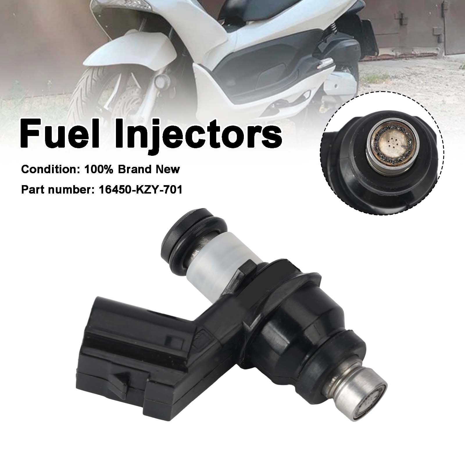Fuel Injectors 16450-KZY-701 For Honda PCX150 WW150 2013 16450KZY701