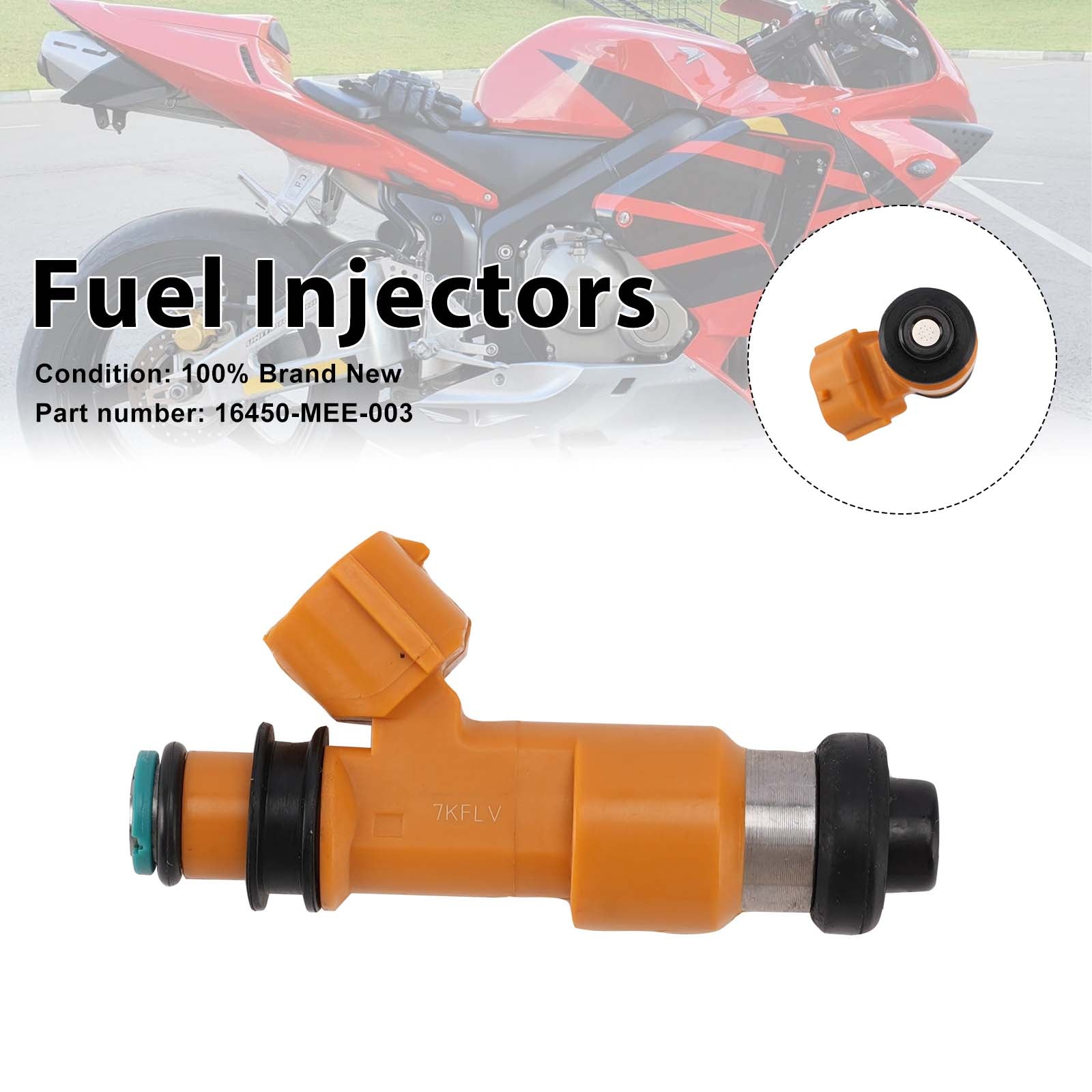 Fuel Injectors 16450-MEE-003 For Honda CBR600RR 2003-2004