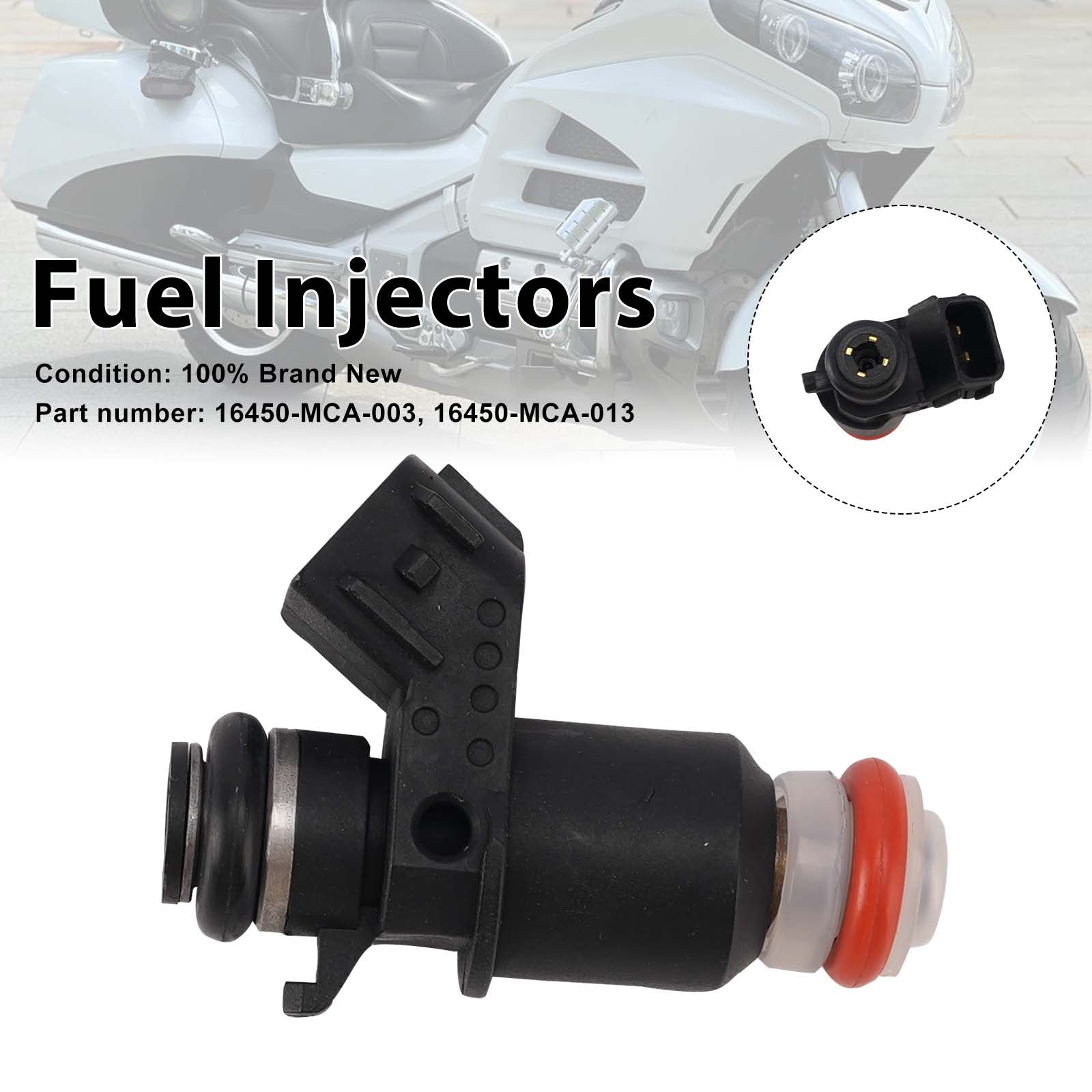 16450-MCA-013 Fuel Injectors 16450-MCA-003 For Honda Valkyrie 1800 GL1800 FSC600A