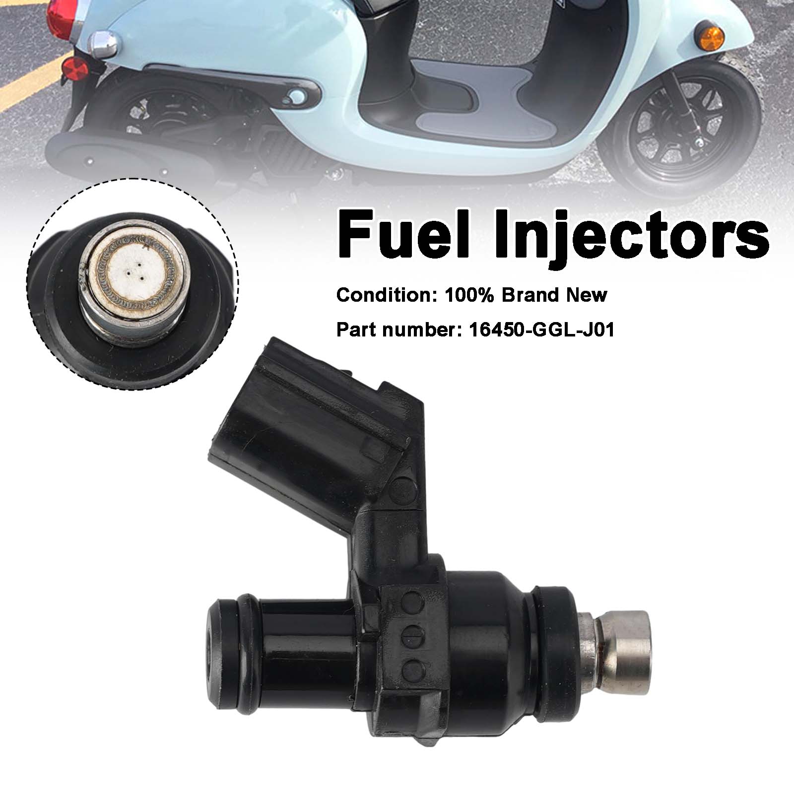 Fuel Injectors 16450-GGL-J01 For Honda Metropolitan 50 NCH50 2013-2015