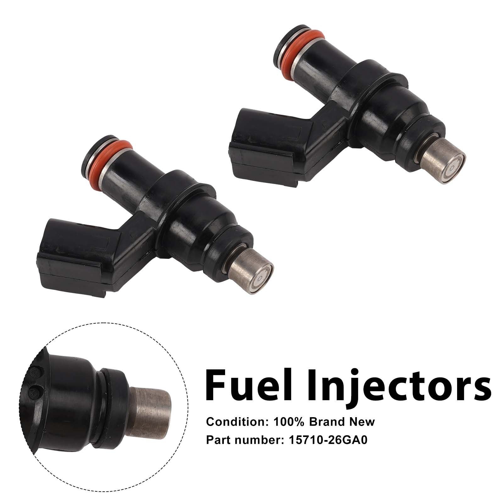 2PC Fuel Injectors 15710-26GA0 For Suzuki BOULEVARD C50 C50T M50 2007-2012