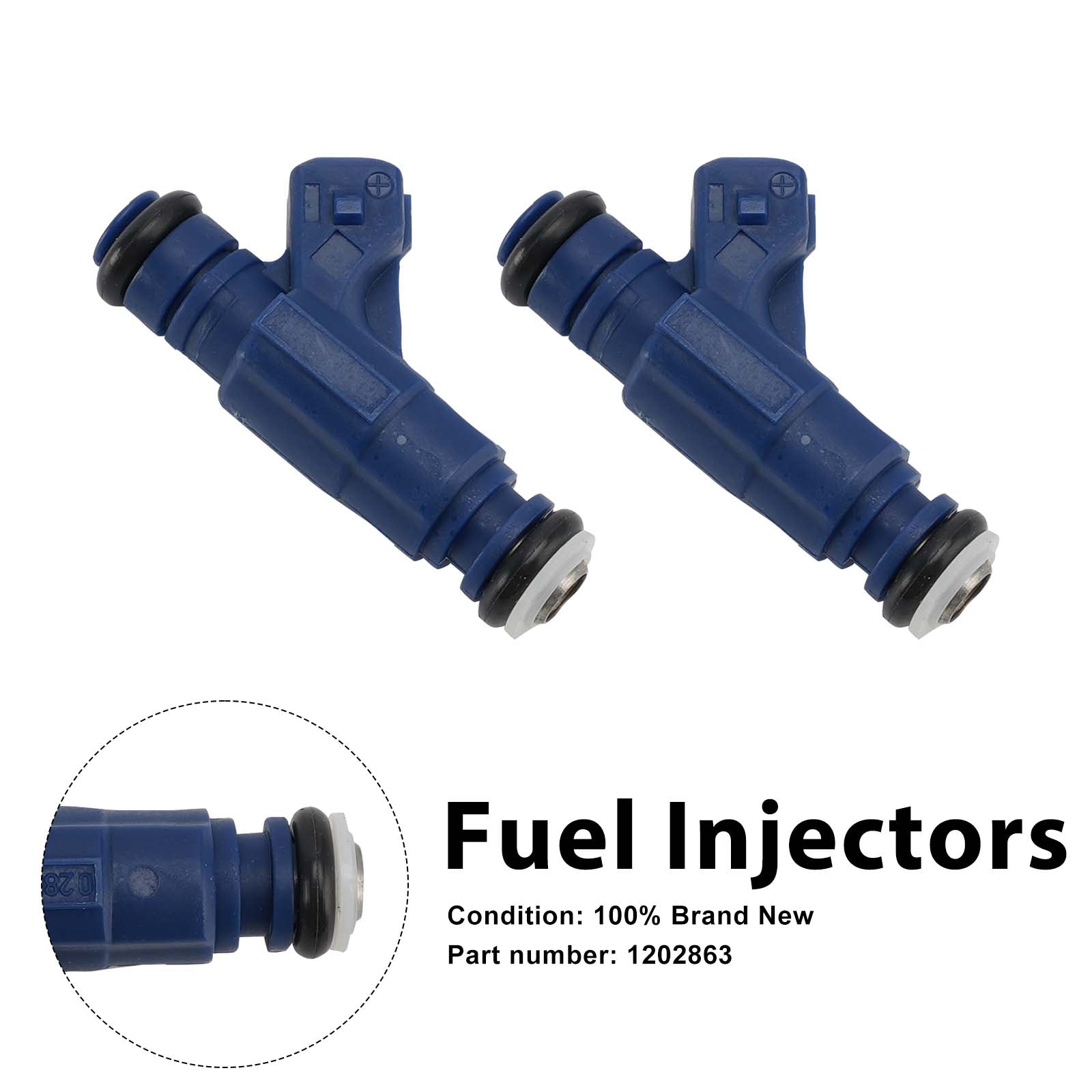 2PC Fuel Injectors 1202863 For Polaris RZR Ranger Sportsman EFI 700 800