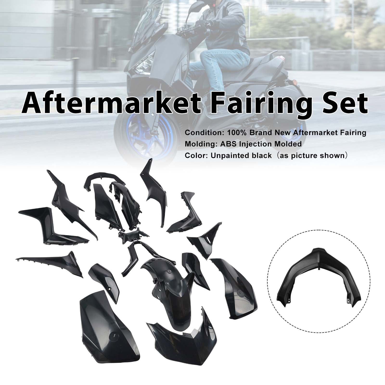 Bodywork Fairing Injection Unpainted For Yamaha X-MAX 300 2025-2026