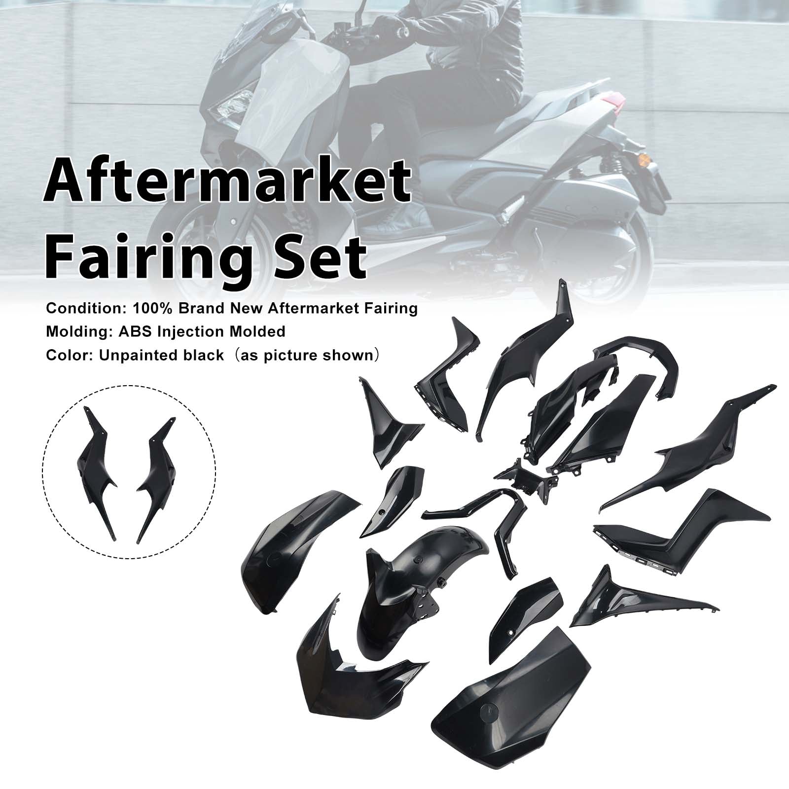 Bodywork Fairing Injection Unpainted For Yamaha X-MAX 300 2025-2026