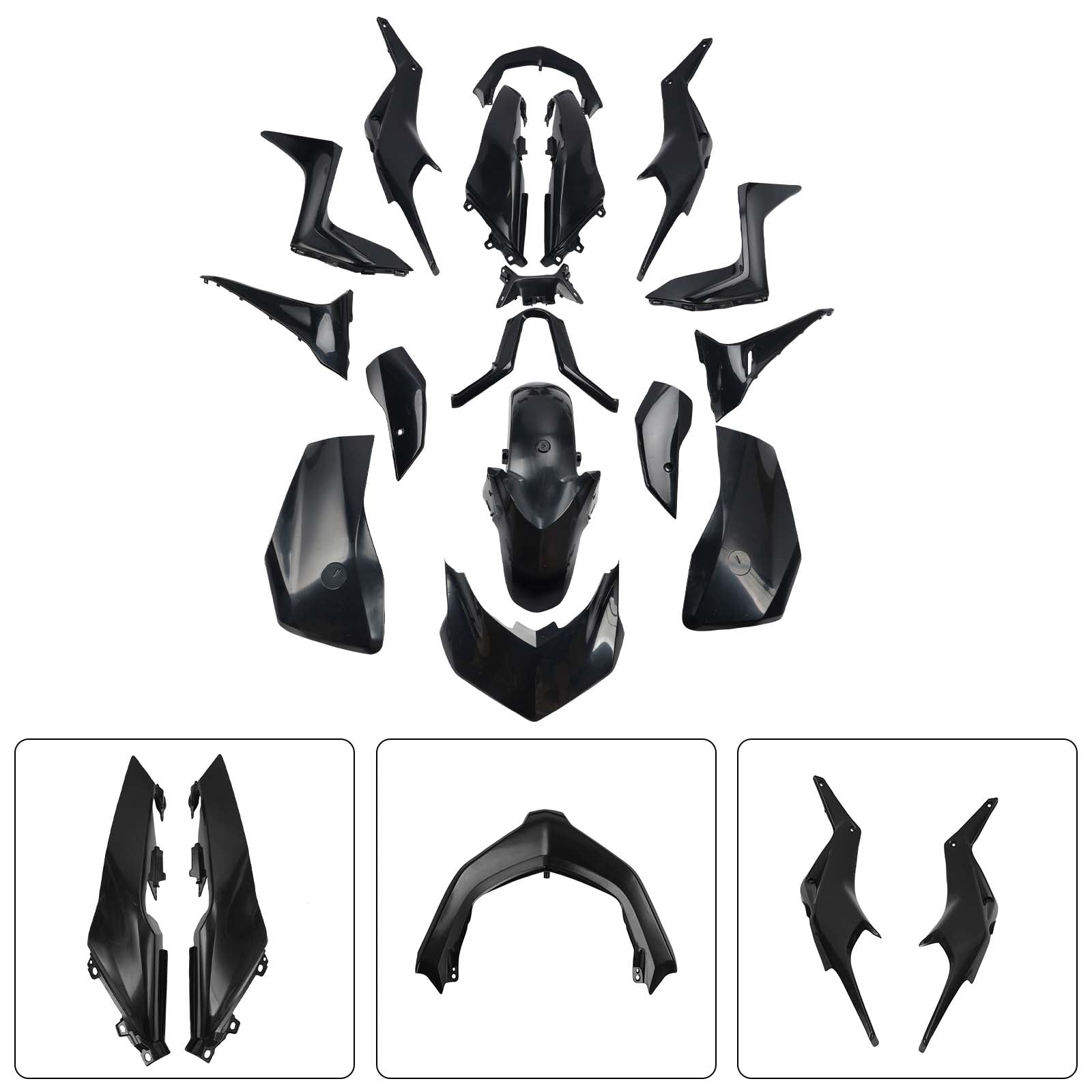 Bodywork Fairing Injection Unpainted For Yamaha X-MAX 300 2025-2026
