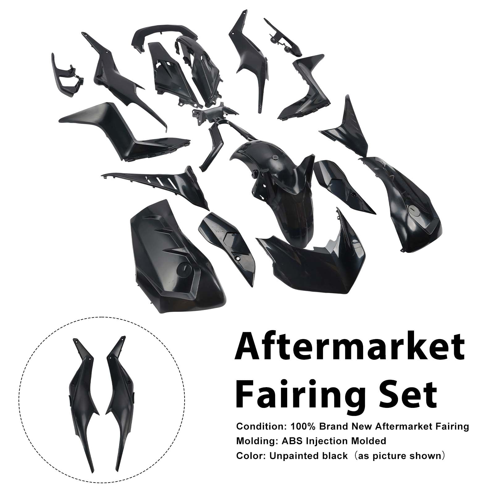 Bodywork Fairing Injection Unpainted For Yamaha X-MAX 300 XMAX300 25-26