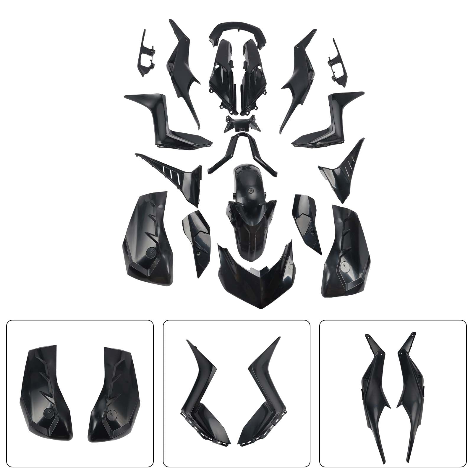 Bodywork Fairing Injection Unpainted For Yamaha X-MAX 300 XMAX300 25-26