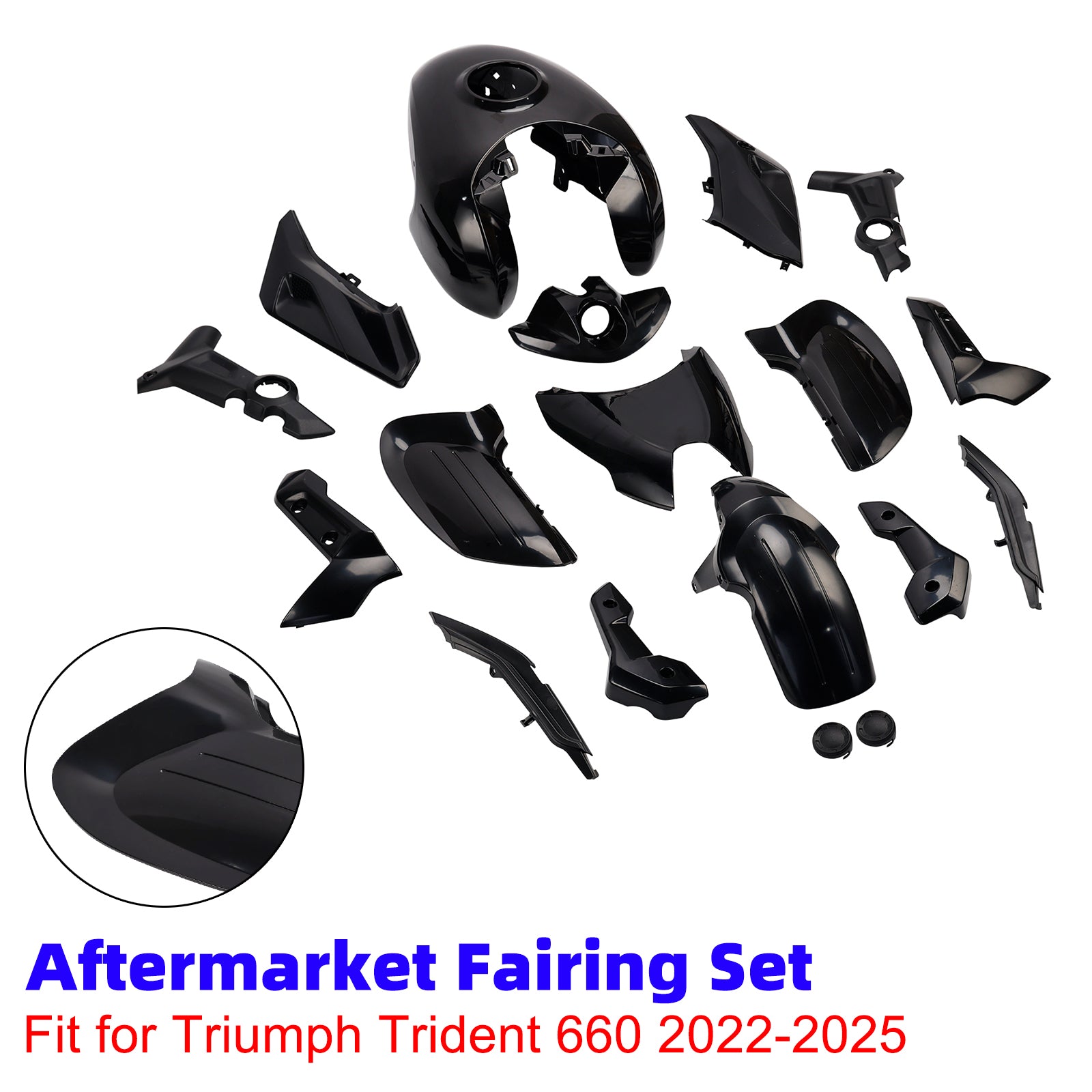 Bodywork Fairing Injection Unpainted For Trident 660 2022-2025