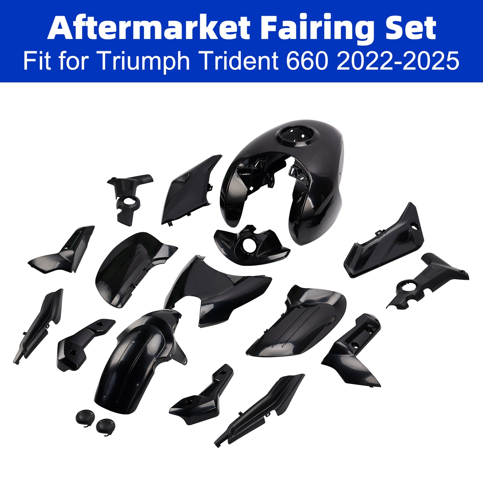 Bodywork Fairing Injection Unpainted For Trident 660 2022-2025