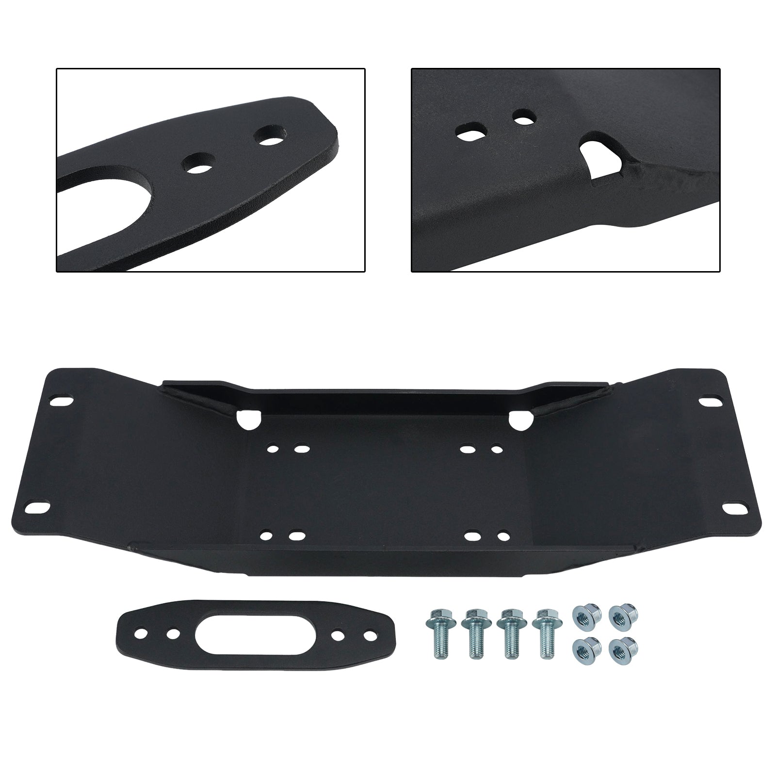 Winch Mount Plate Bracket Kit For Polaris Ranger Midsize Sp 570/ Crew 2022-2025