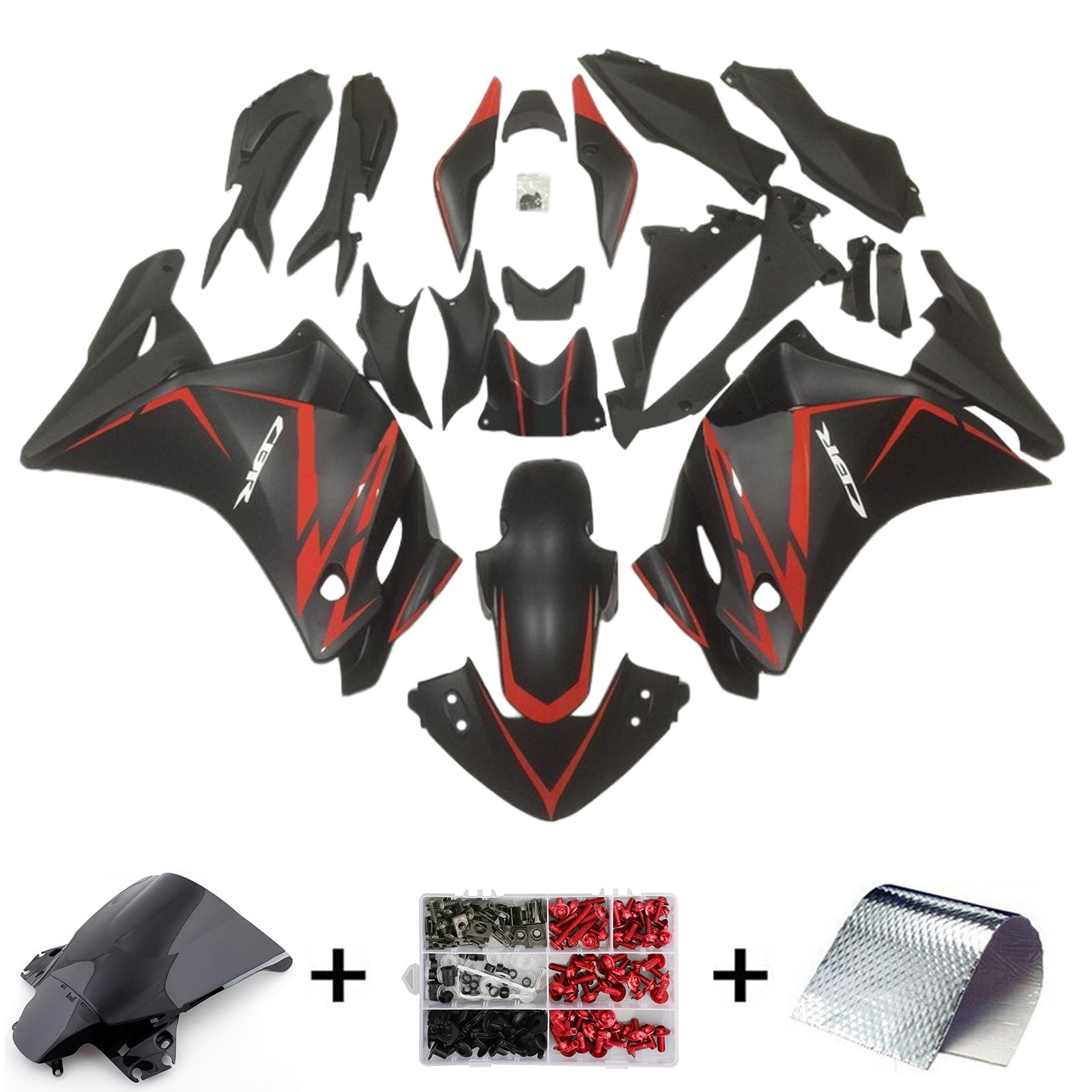 Amatopart Honda CBR250R 2011-2015 Fairing Kit هيكل السيارة بلاستيك ABS