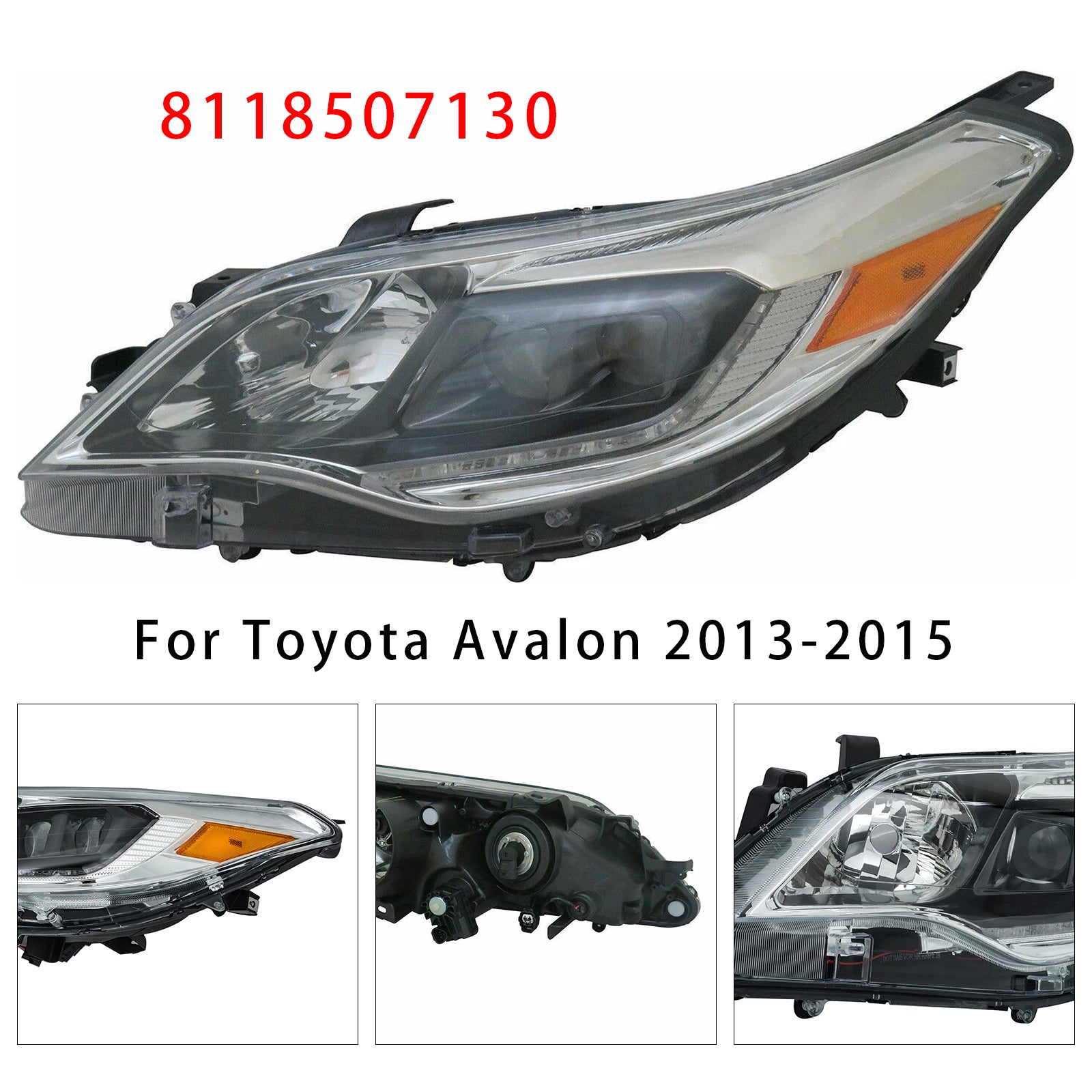 Left Xenon/HID Head Light 8118507130 For Toyota Avalon 2013-2015