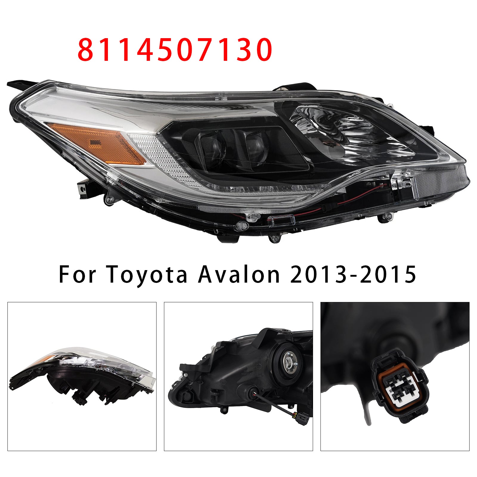 Right Xenon/HID Head Light 8114507130 For Toyota Avalon 2013-2015