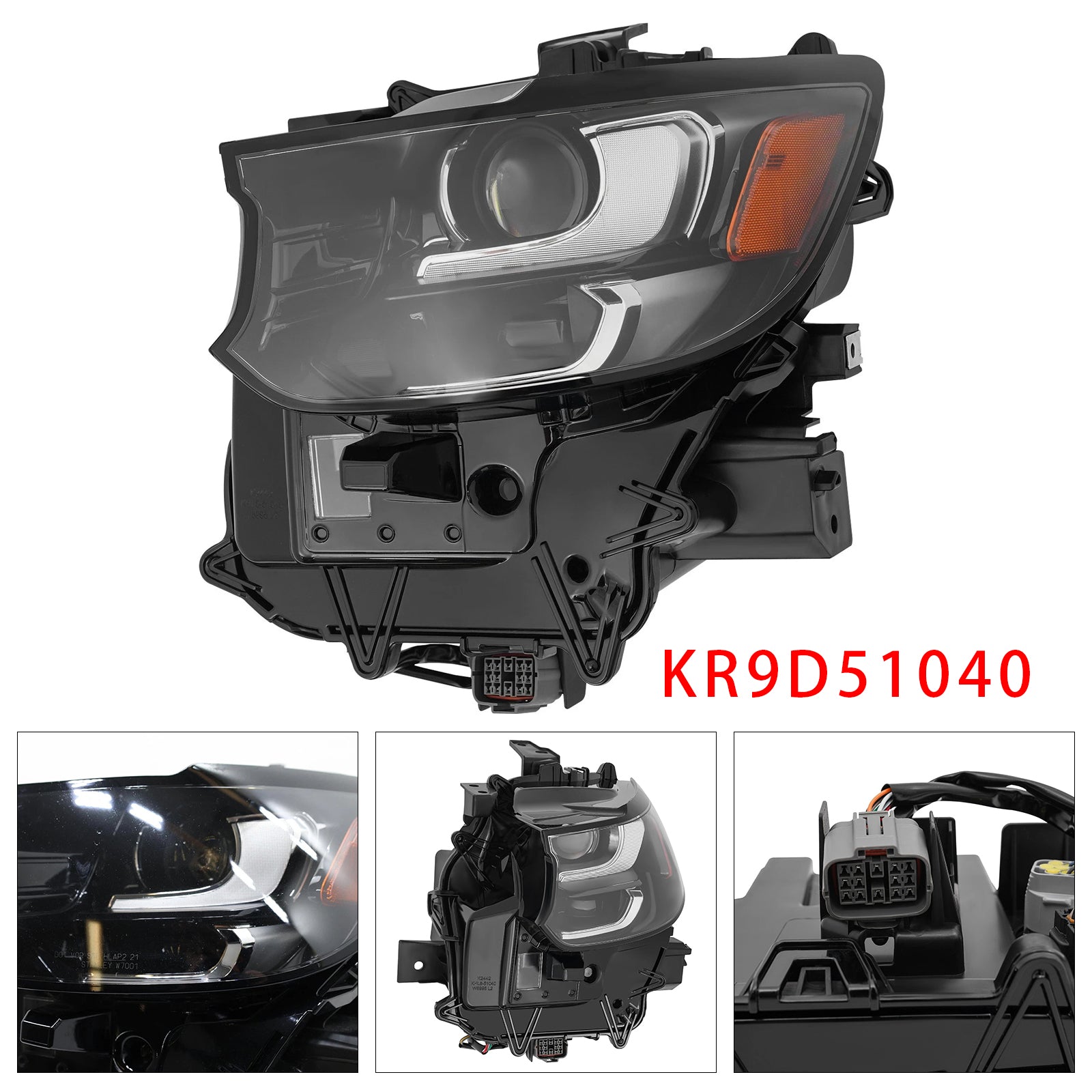 Left LED Head Light Without DRL/AFS For Mazda CX-90 2024-2025 KR9D51040
