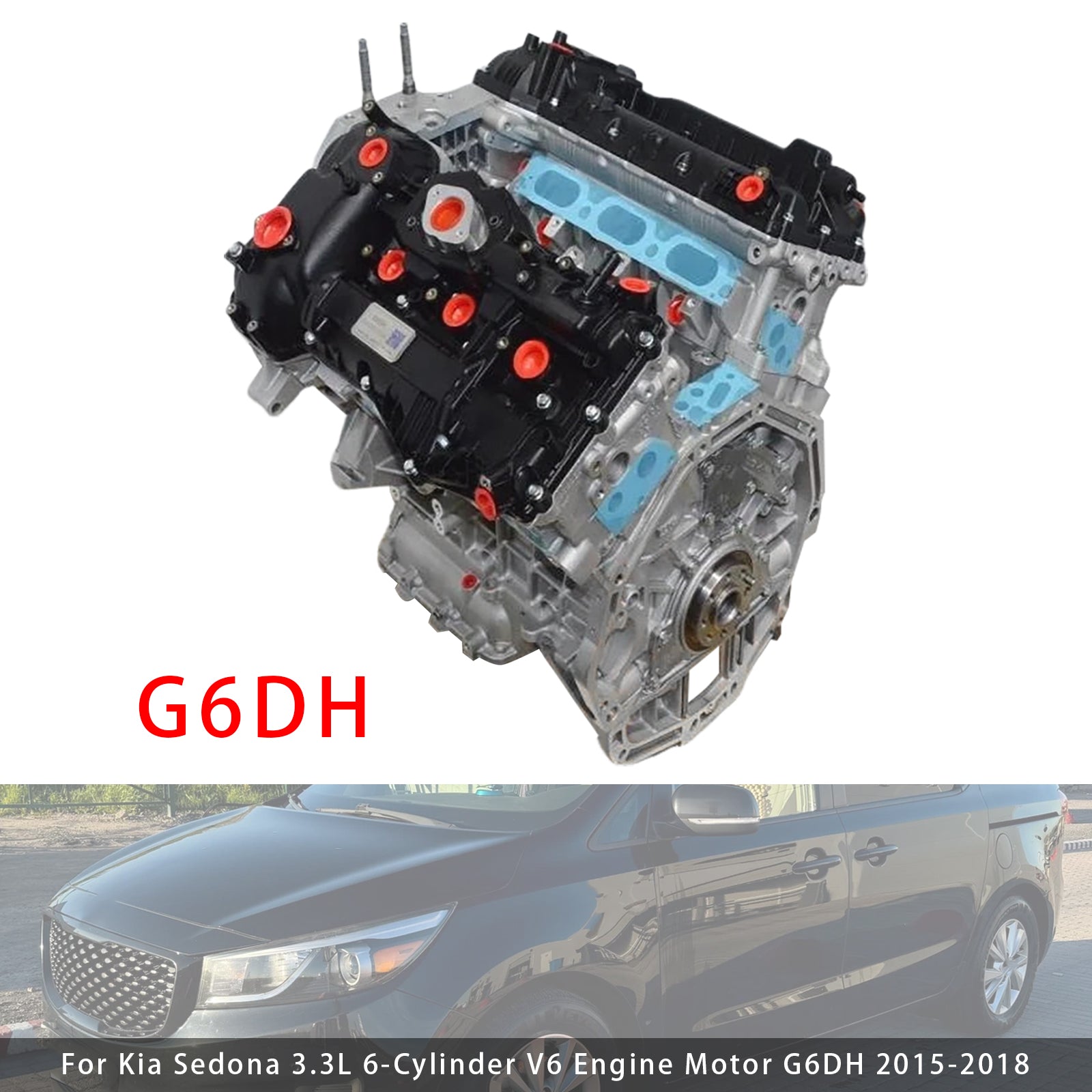 Brand New Engine Motor Block G6DH For Kia Sedona 3.3L 6-Cylinder V6 2015-2018