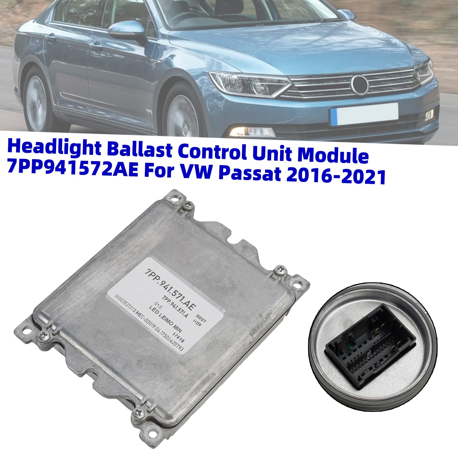 Headlight Ballast Control Unit Module 7PP941572AE For VW Passat 2016-2021