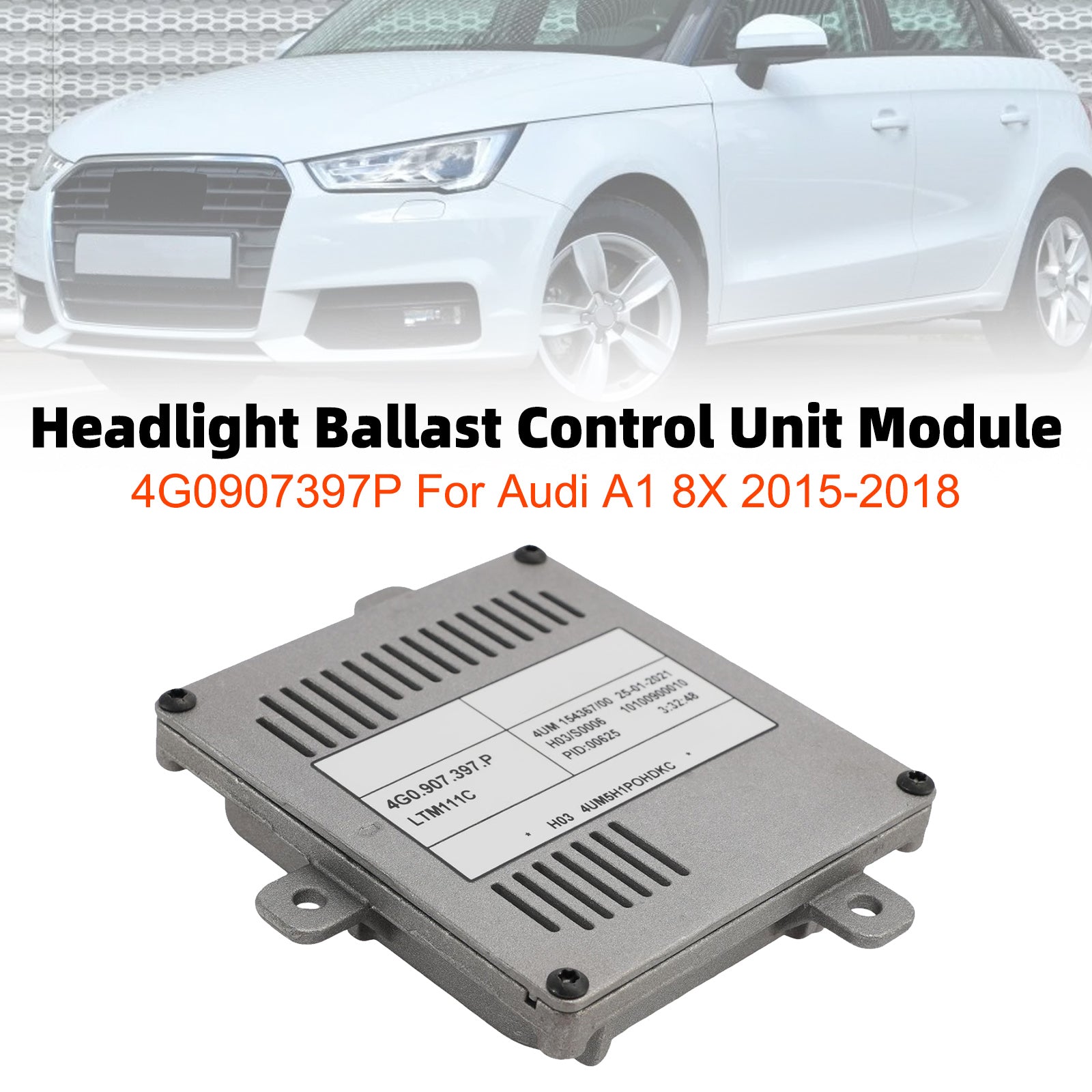 Headlight Ballast Control Unit Module 4G0907397P For Audi A1 8X 2015-2018