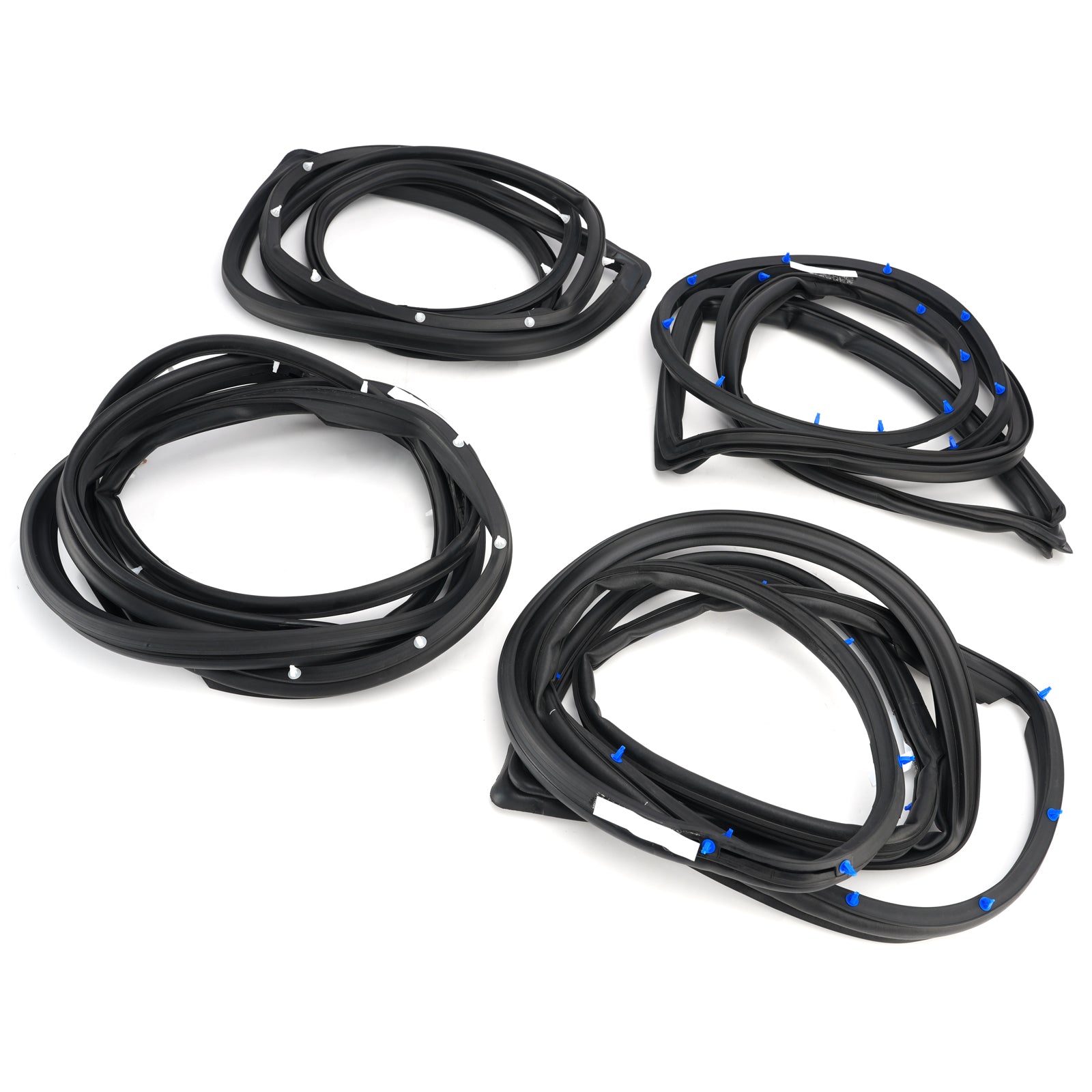4Pcs Door Weatherstrip For Toyota Land Cruiser Fj80 Fzj80 Hzj81 Hdj80 1990-1998