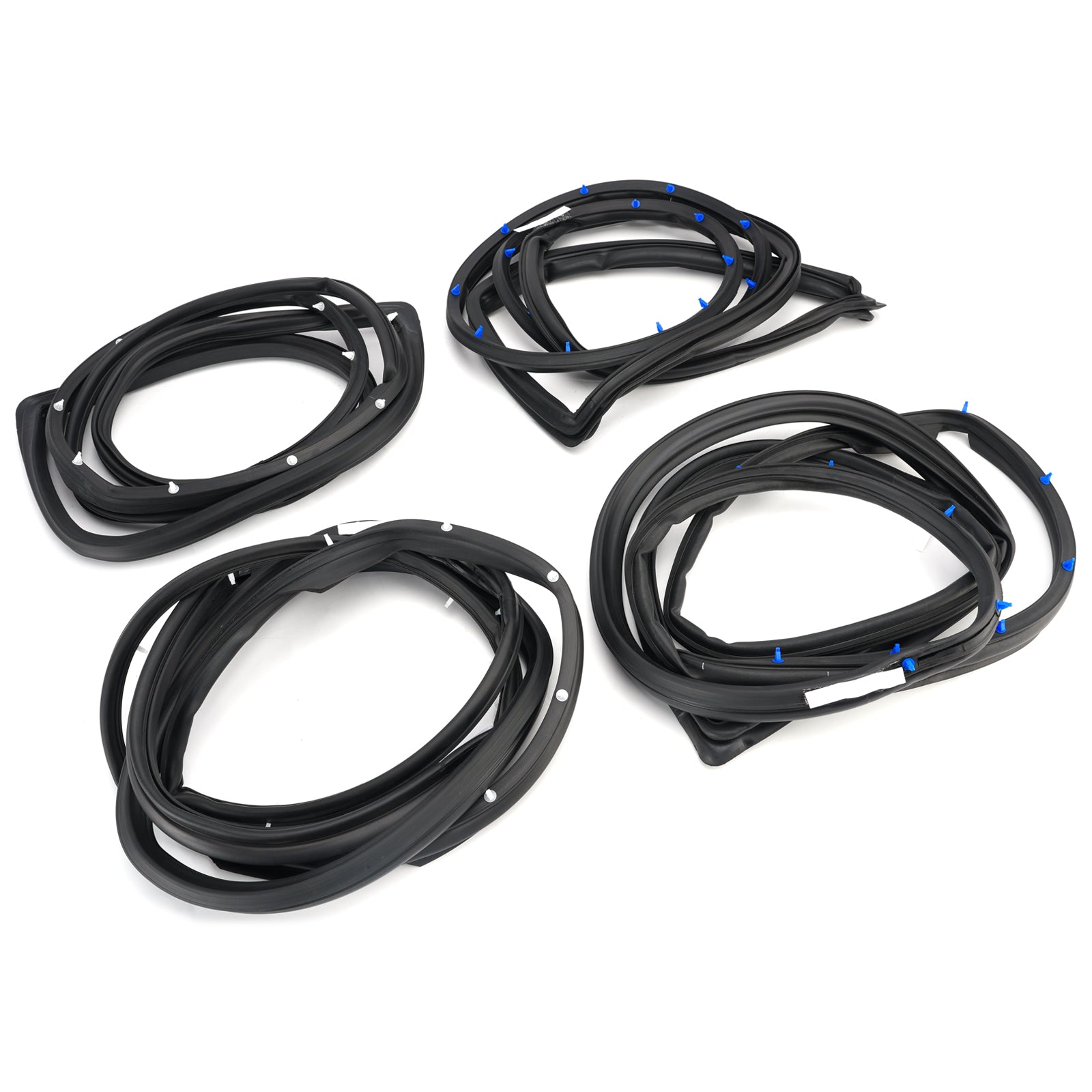 4Pcs Door Weatherstrip For Toyota Land Cruiser Fj80 Fzj80 Hzj81 Hdj80 1990-1998
