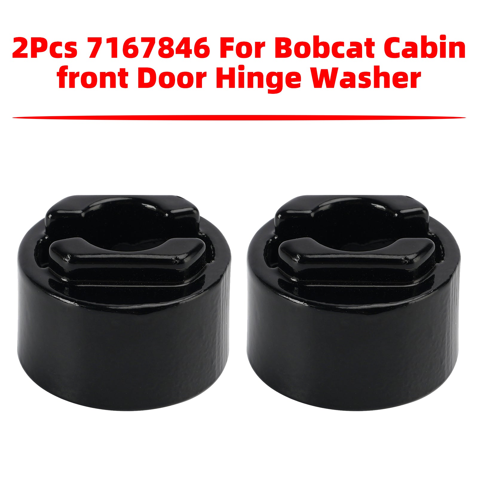 2Pcs 7167846 For Bobcat Cabin Front Door Hinge Washer T450 T550 T590 T595 T630