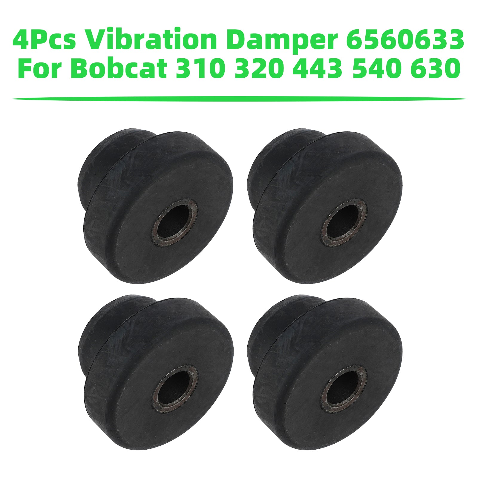 4Pcs Vibration Damper 6560633 For Bobcat 310 320 443 540 630 743 751 753 873