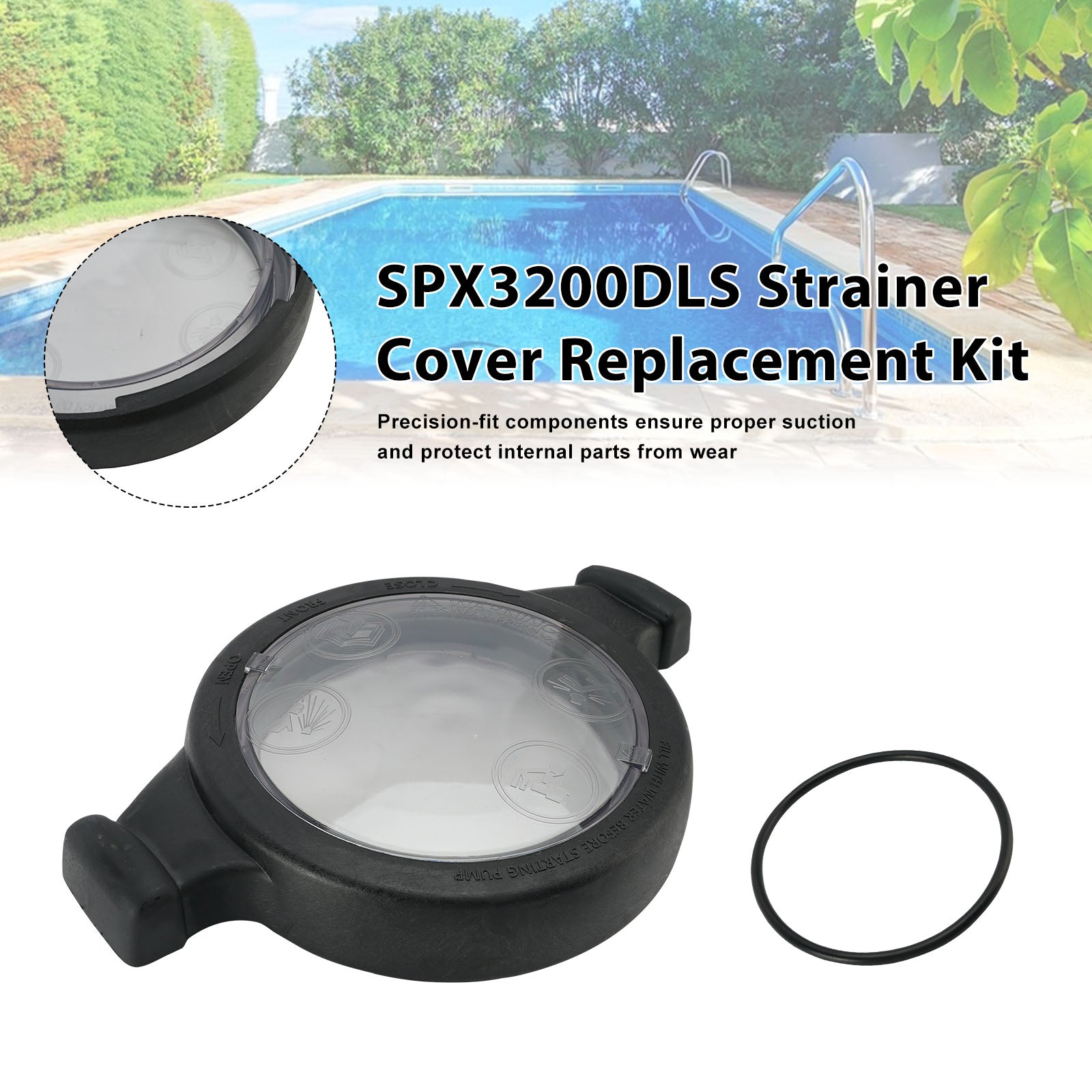 SPX3200DLS Pump Lid PRE With O-Ring For Hayward TriStar AND EcoStar