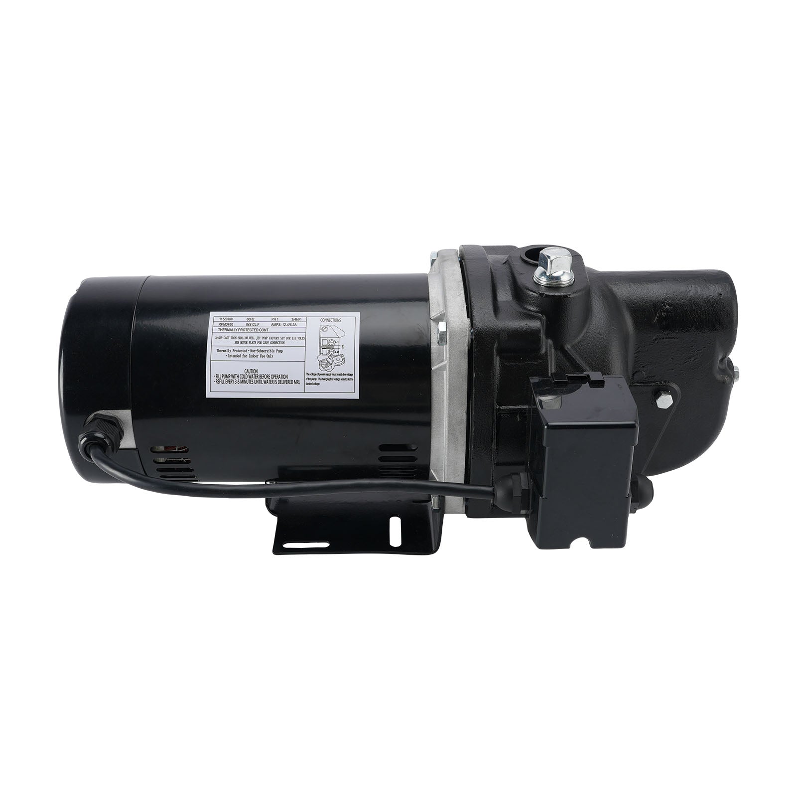 SWS75 Heavy Duty 3/4HP 779 GPH Cast Iron  Shallow Well Jet Pump  040066218780