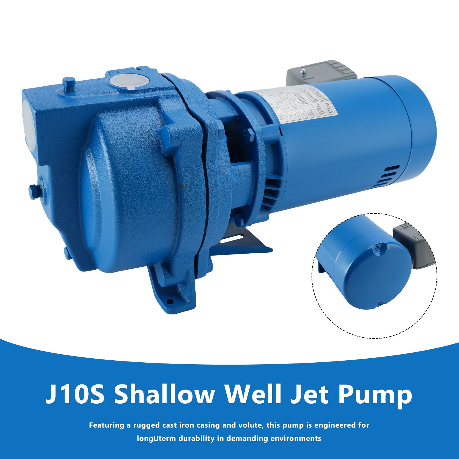 J10S Shallow Well Jet Pump - 1 HP