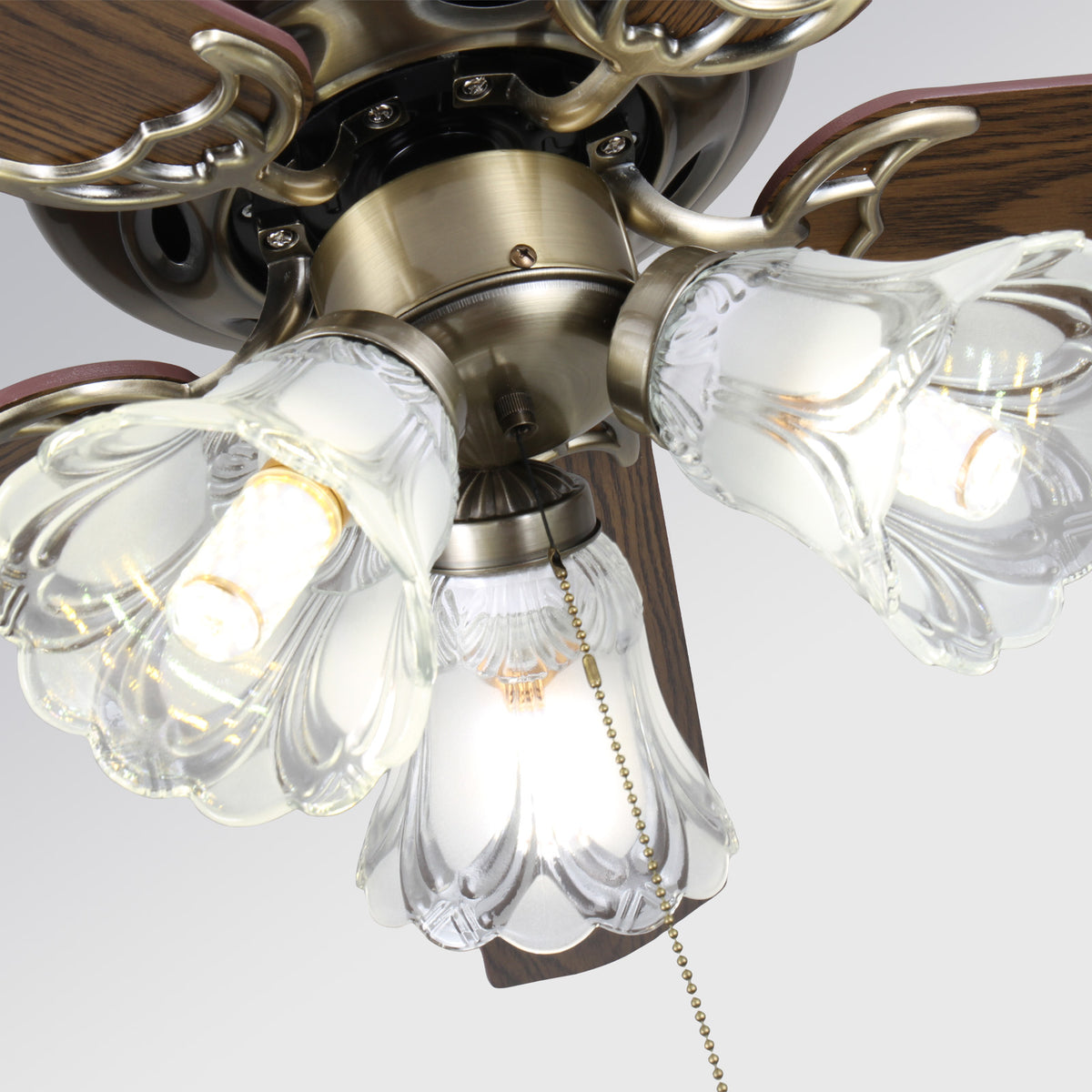 52-Inch Vintage Ceiling Fan with Light