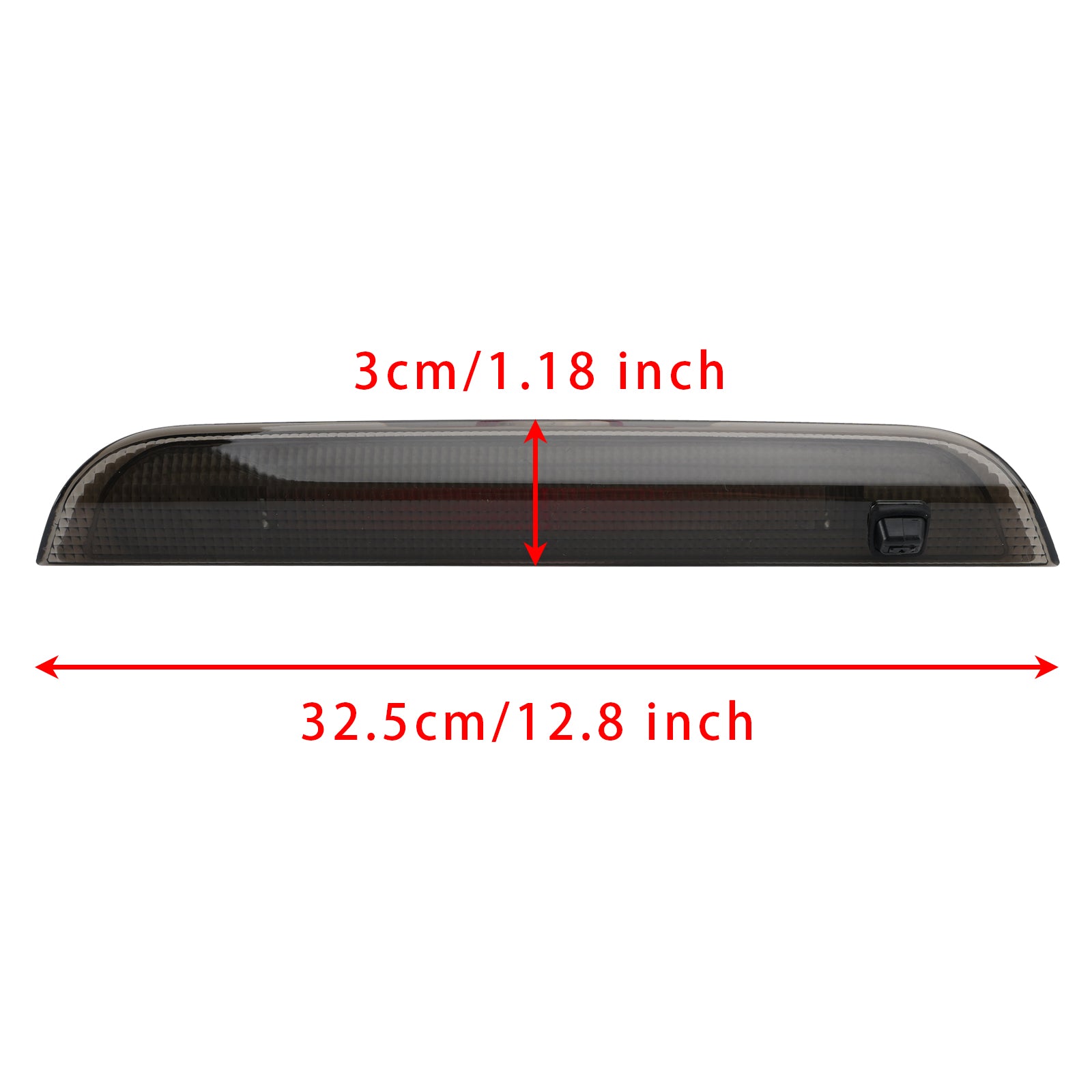 Third Brake Light Auxiliary Brake For Ford Fiesta 3 Door MK6 2003-2008 Smoke