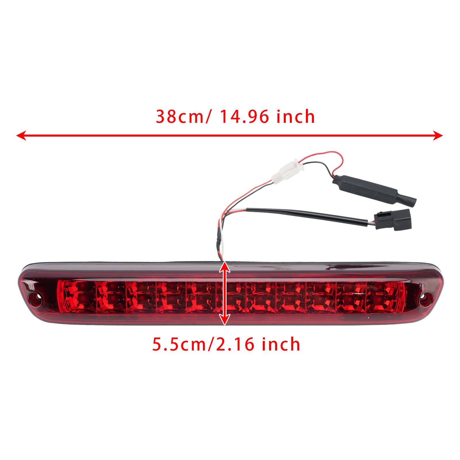 LED Third Brake Light 15286505 For Chevy Colorado GMC Canyon 2004-2012 Red