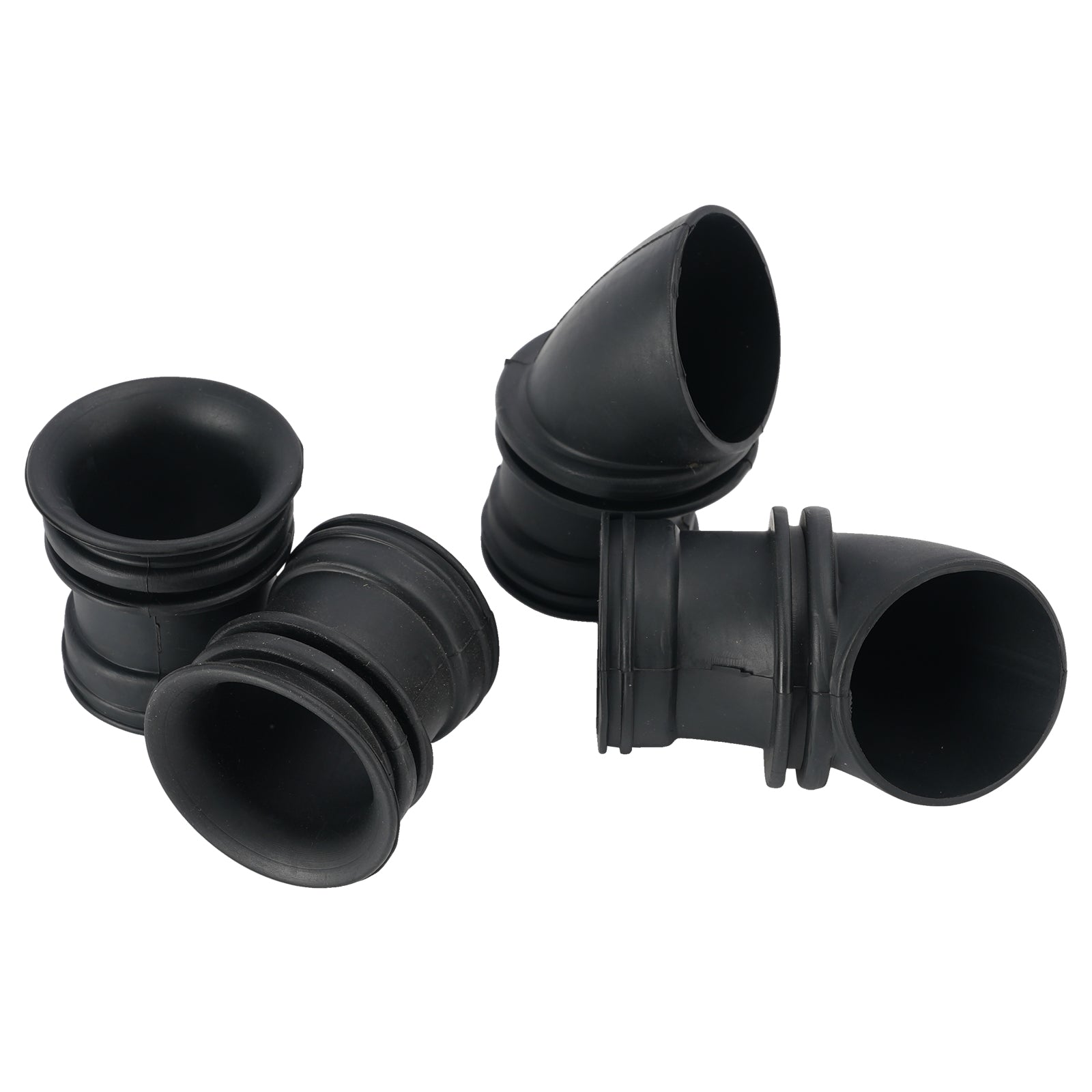 4x Air Box Rubber Adapter Boot Set For Kawasaki KZ550 KZ550C LTD KZ650 KZ650C