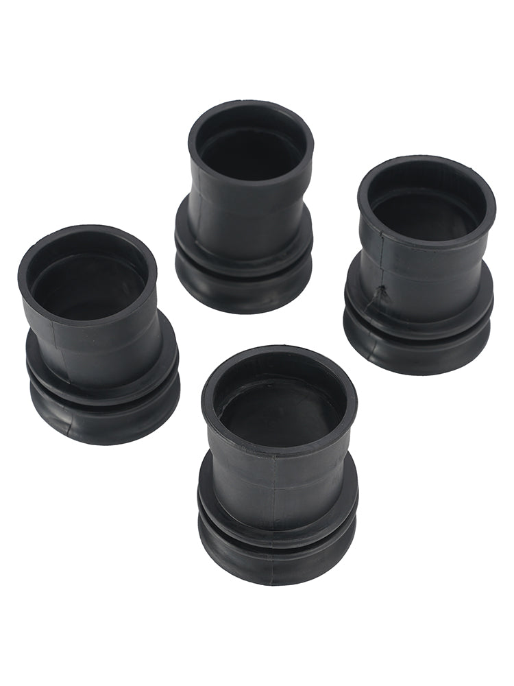 4x Air Box Rubber Adapter Boot Set For Kawasaki KZ900 KZ1000 KZ1000K LTD Z1 Z1R