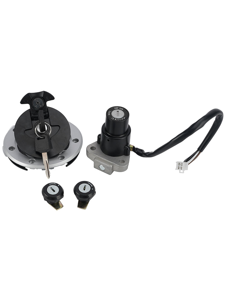 Ignition Key Switch Fuel Cap Lock Set For Kawasaki Ninja RR 150 KRR 150 ZX150