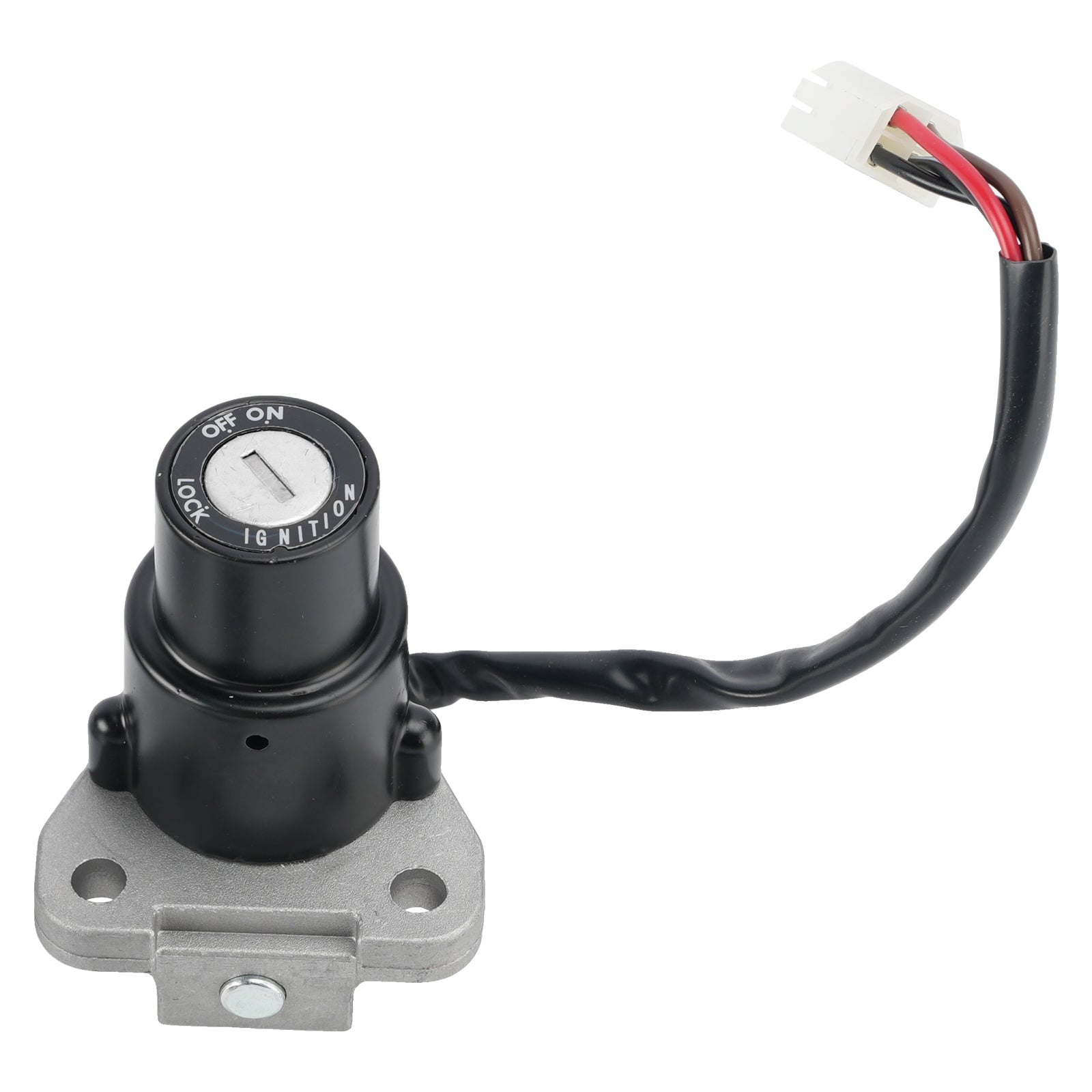 4-Wire Ignition Switch Fuel Cap Lock Set For Yamaha XT250 XT350 1985-1986