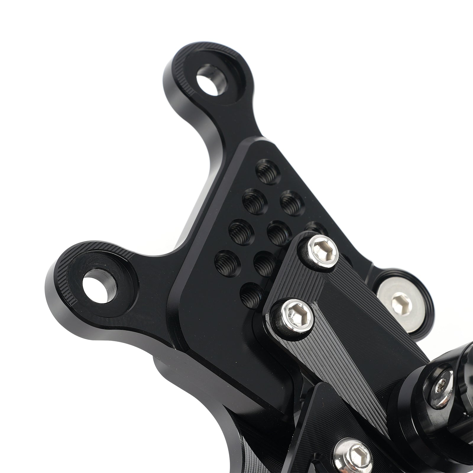 Racing Adjustable Rearsets Foot Pegs Black For Yamaha MT09 MT-09 2024 2025 2026