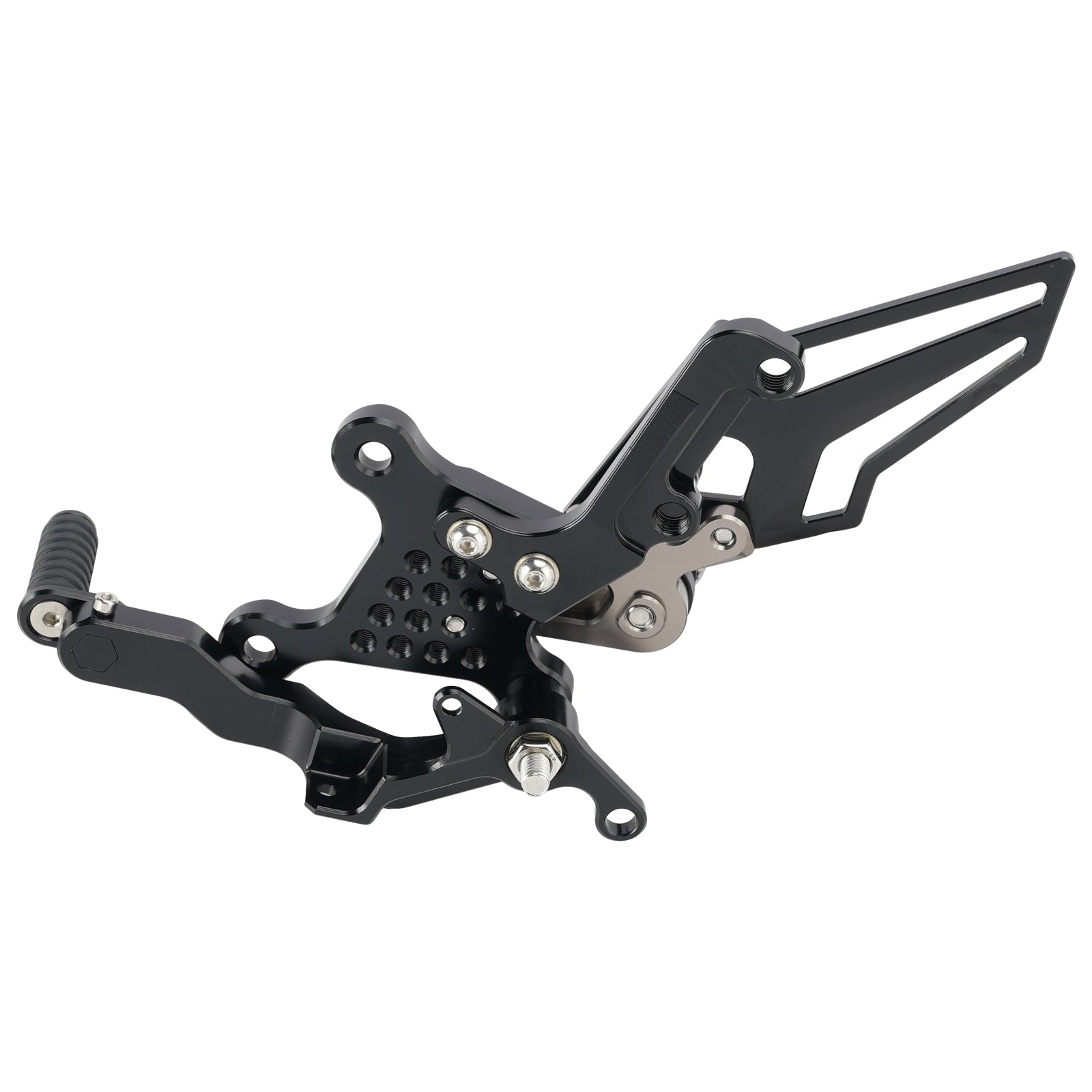 Racing Adjustable Rearsets Foot Pegs Gray For Yamaha MT09 MT-09 2024 2025 2026