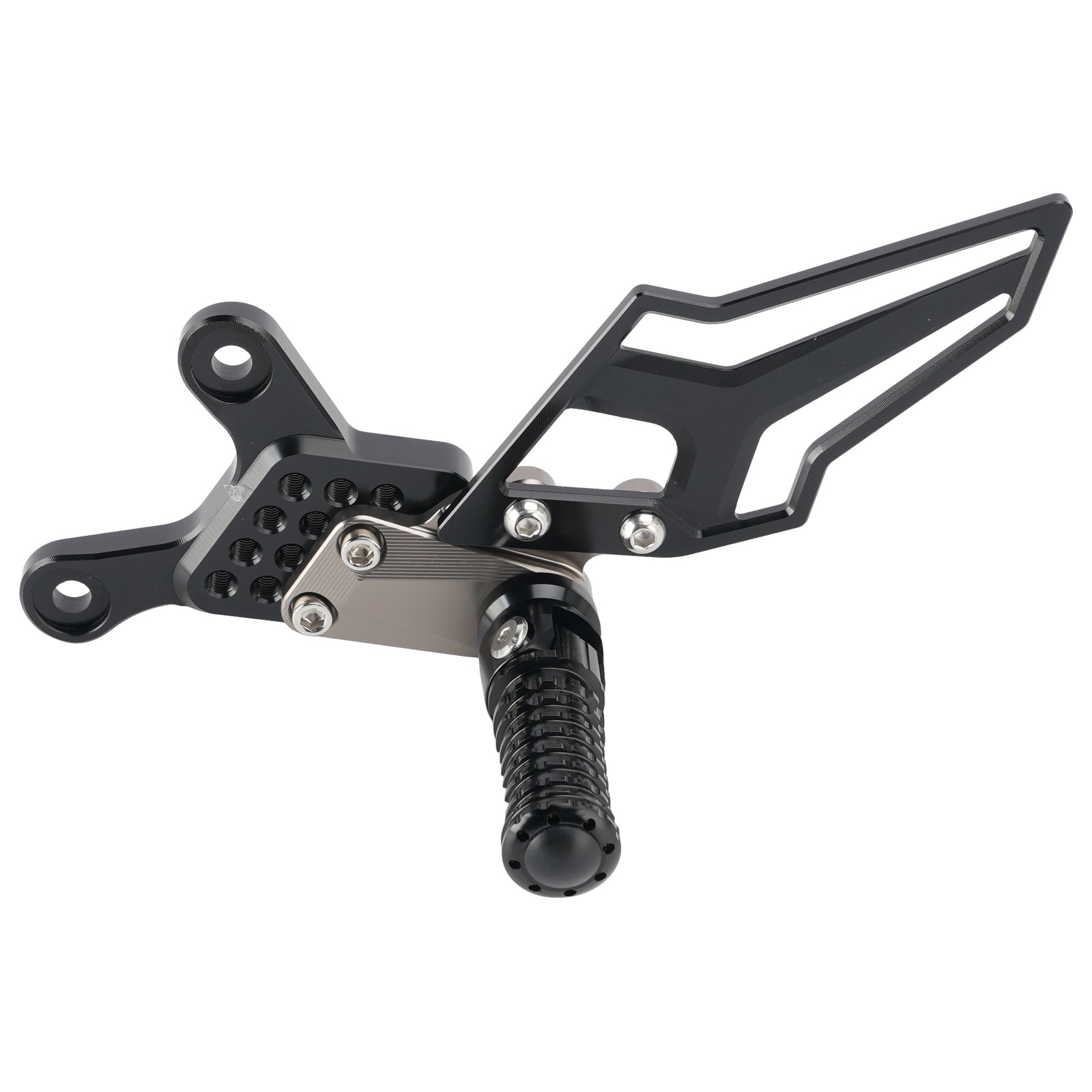 Racing Adjustable Rearsets Foot Pegs Gray For Yamaha MT09 MT-09 2024 2025 2026
