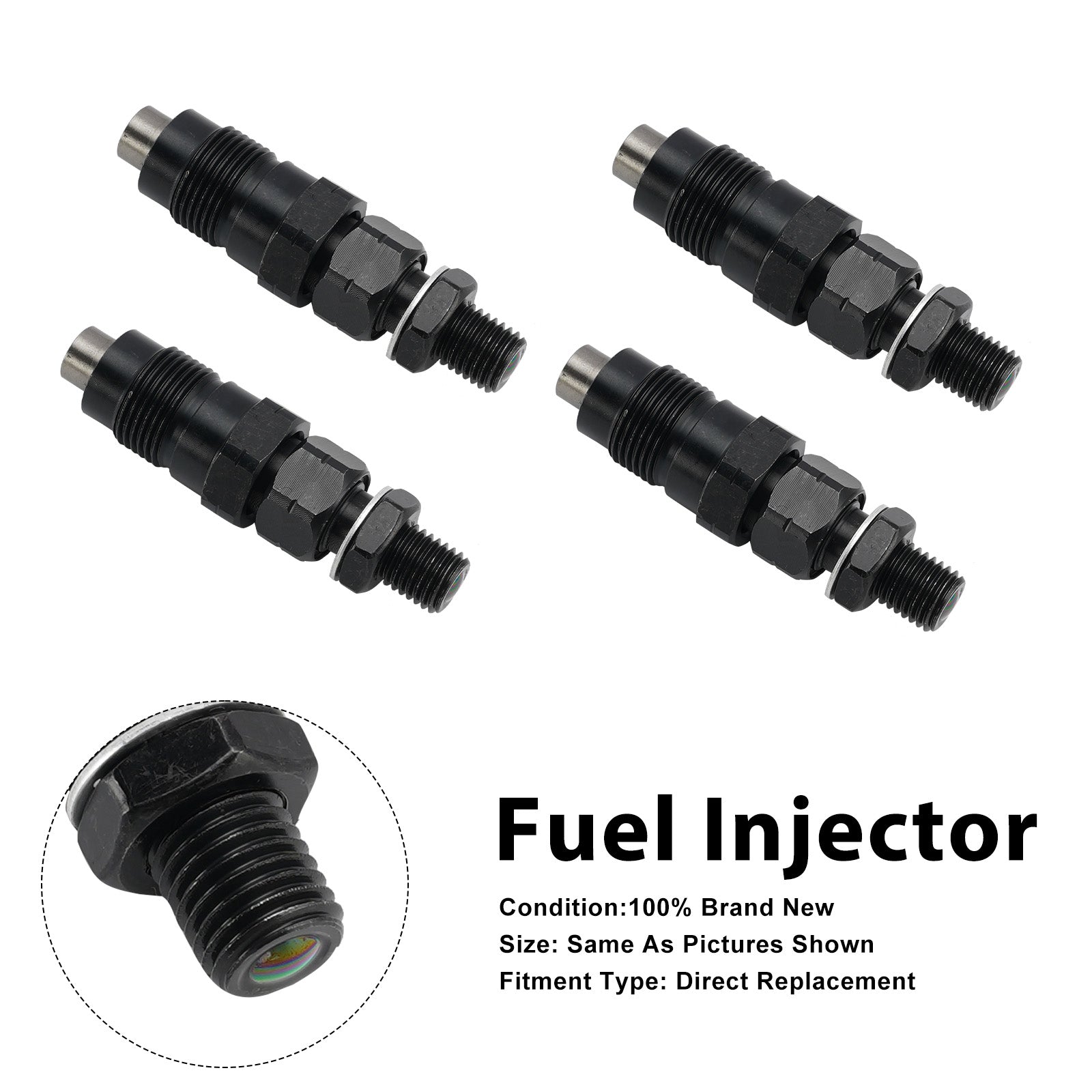 4Pcs Fuel Injector For Kia Pregio TB 2.7D 2002-2006 105078-0140 1050780140