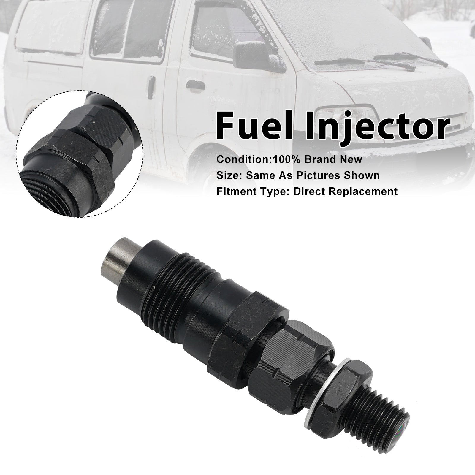 1Pcs Fuel Injector For Kia Pregio TB 2.7D 2002-2006 105078-0140 1050780140