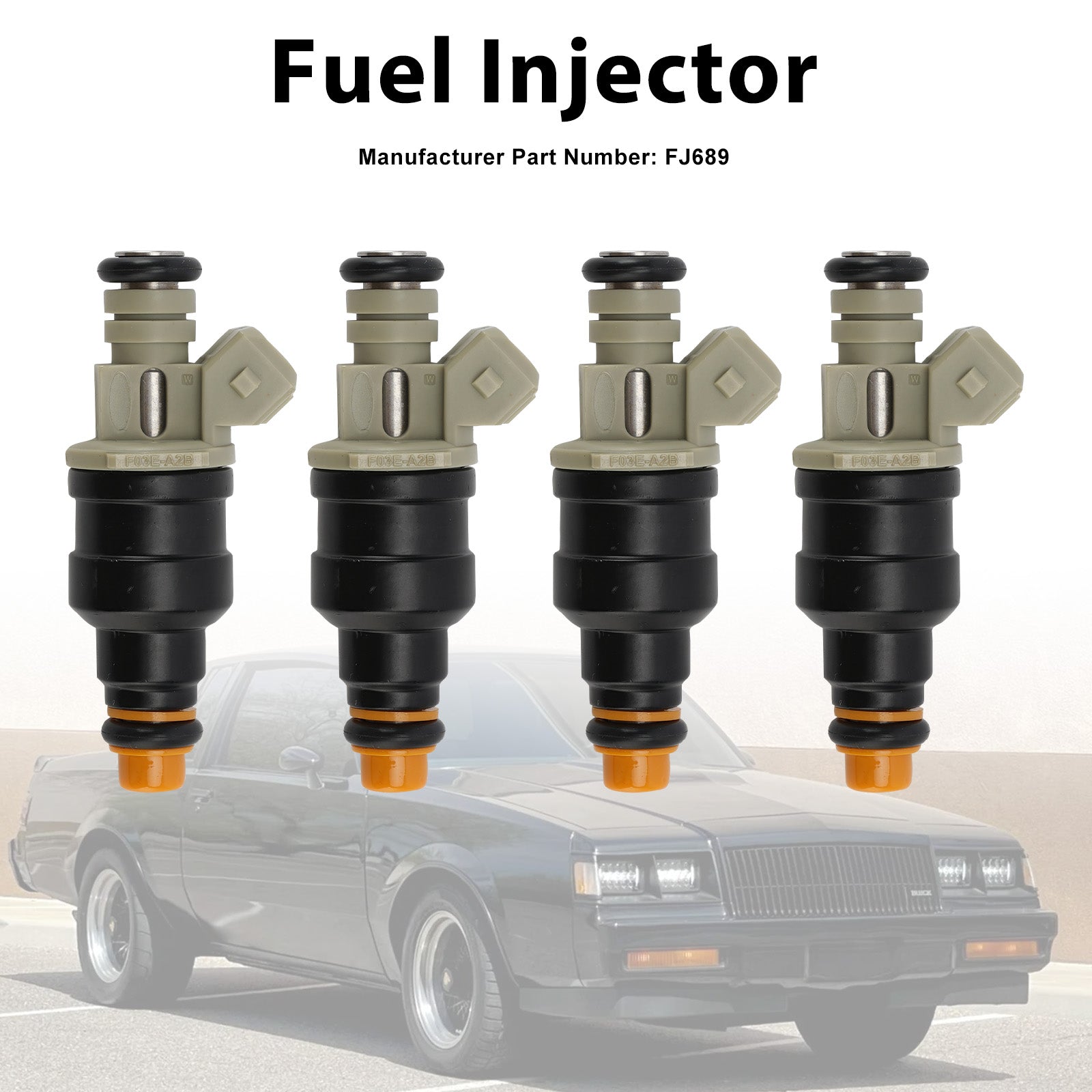 4Pcs Fuel Injector For Ford Ranger 1985-1991 For Mazda B3000 1997 FJ689
