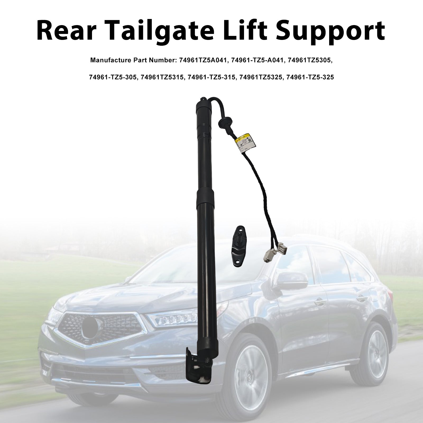 Left Tailgate Liftgate Cylinder Support Strut 74961-TZ5-325 Fit ACURA MDX 14-20