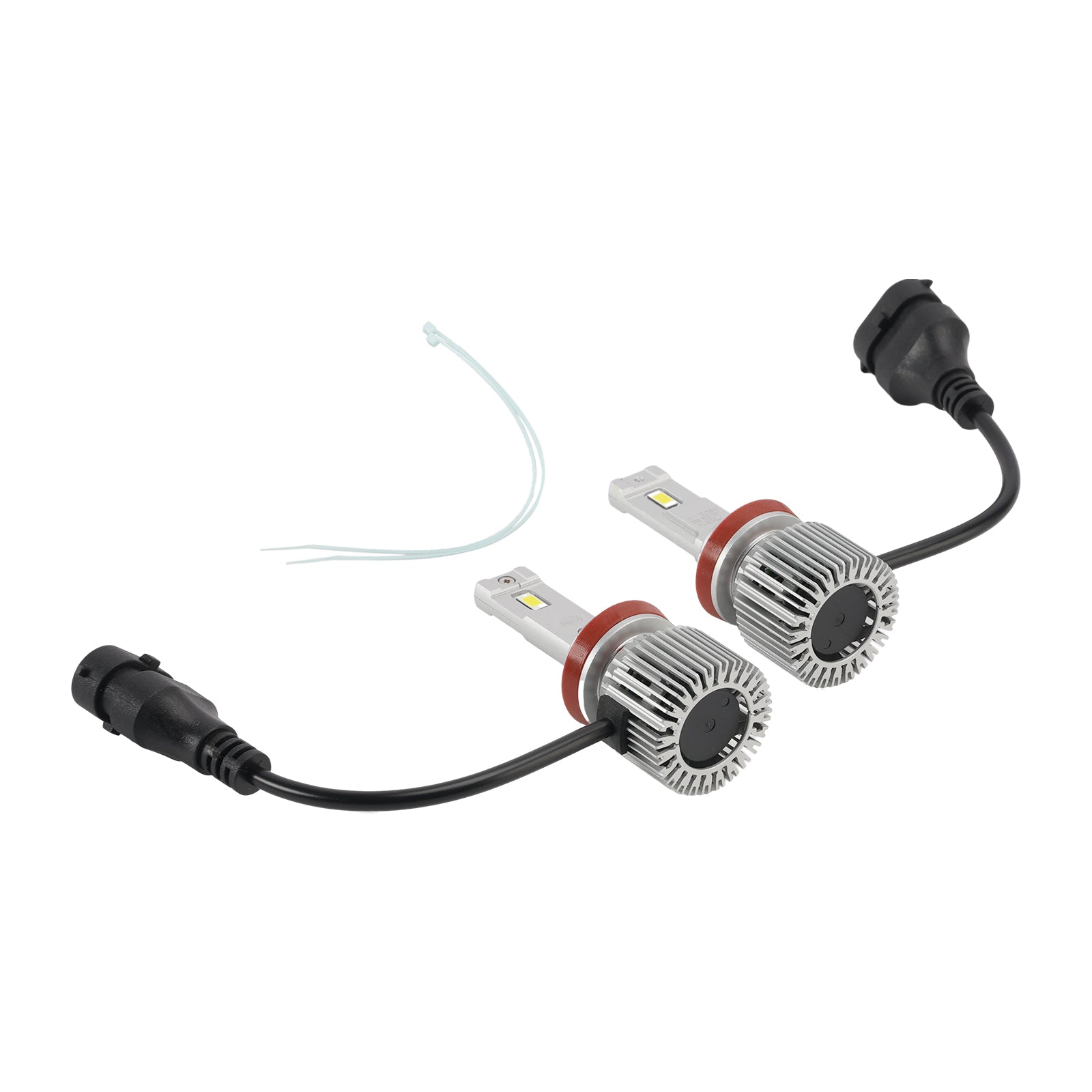 LED Headlight Bulb Kit Hi/Low Beam H8/H9/H11 12V 35W 6500K 2500LM For HELLA